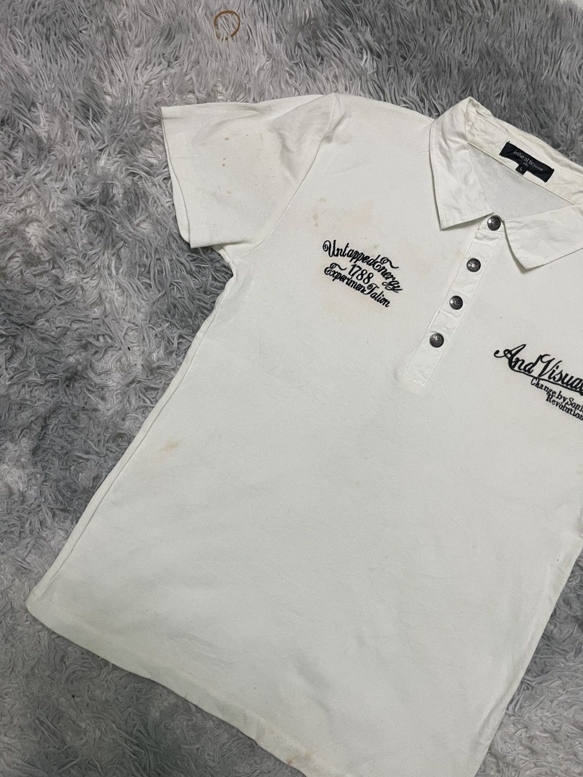 In The Attic 2000s IN THE ATTIC HOMME HALF BUTTON BONES TEES Size US S / EU 44-46 / 1 - 4 Thumbnail