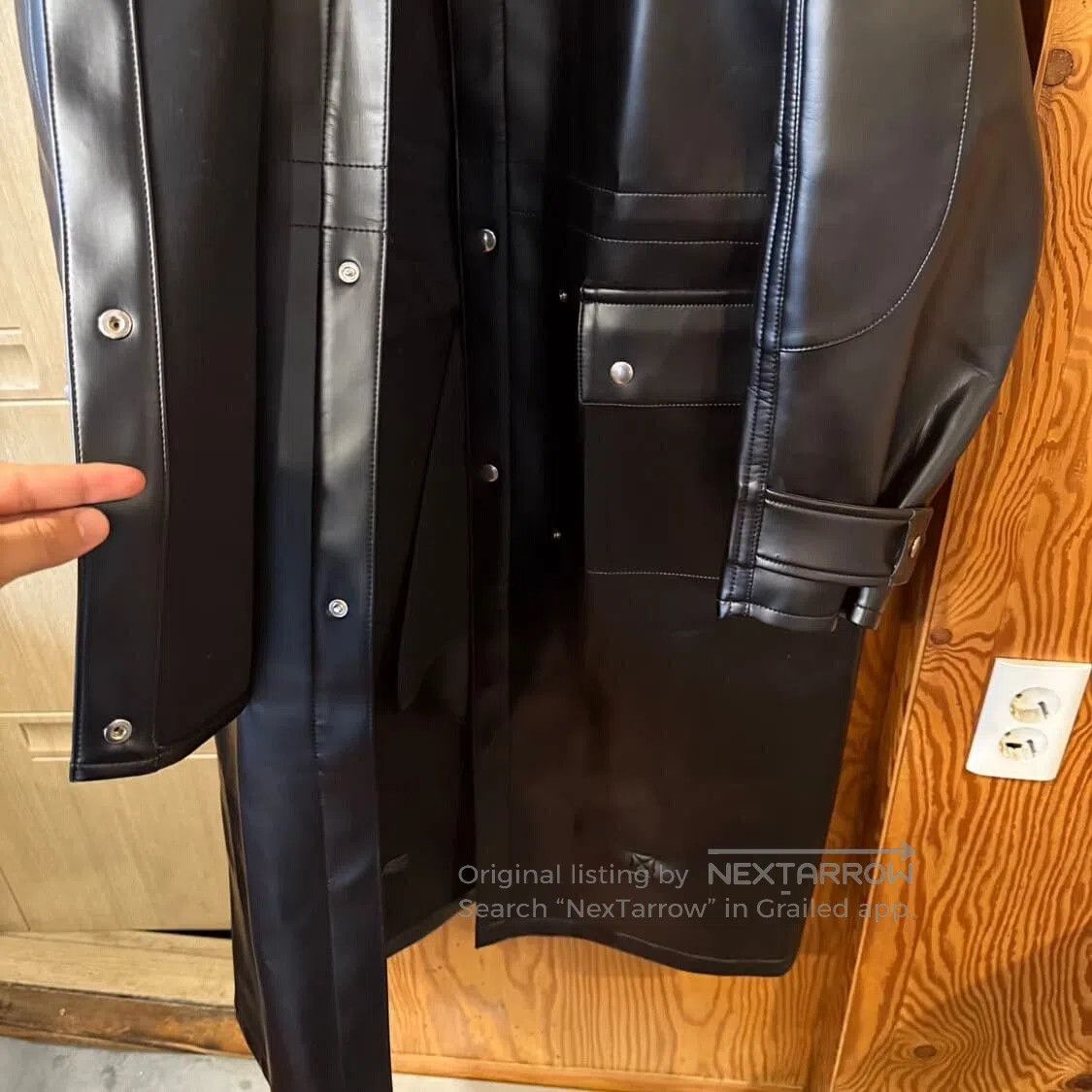 Maison Margiela Maison Margiela Leather Coat. Size US M / EU 48-50 / 2 - 8 Thumbnail