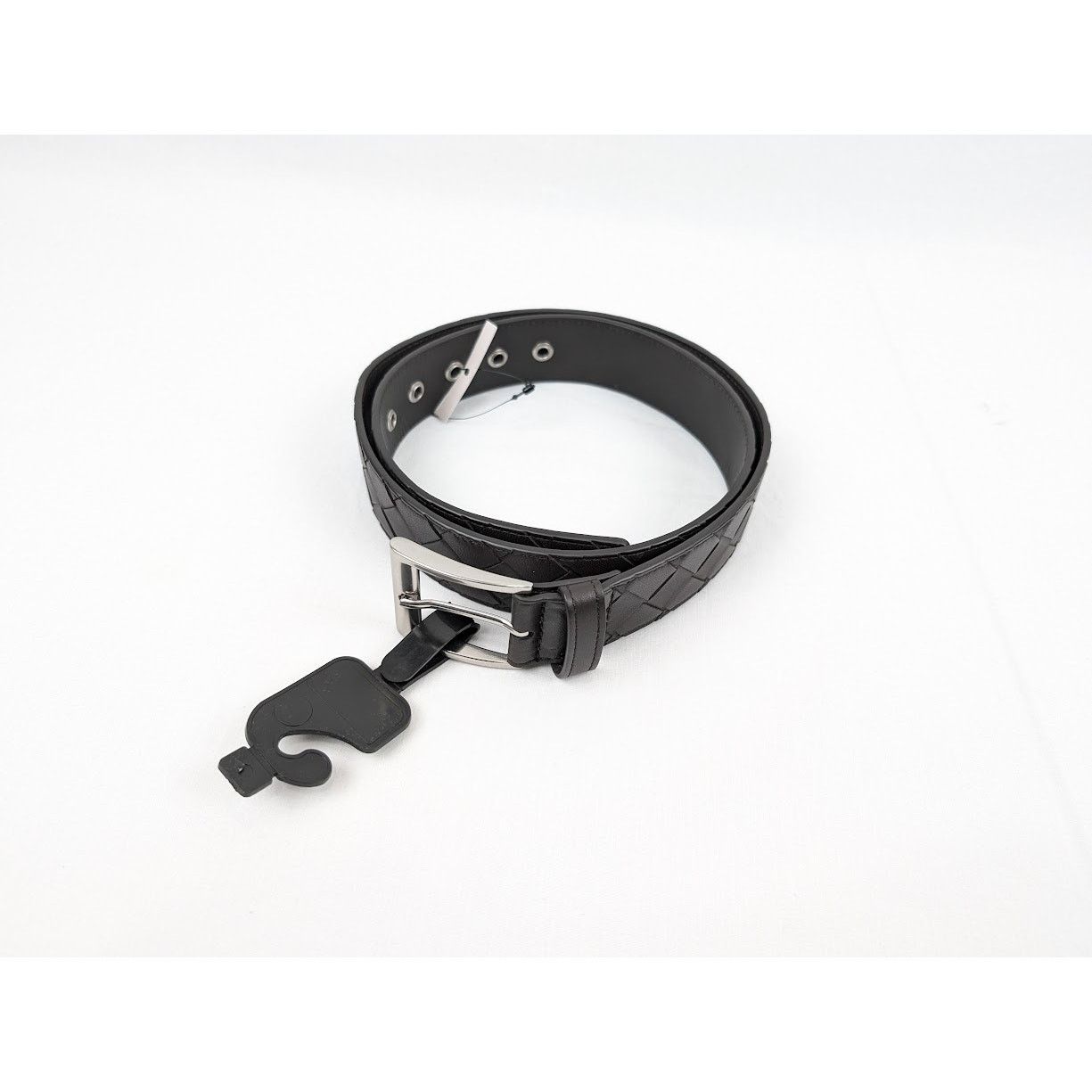 Bottega Veneta o1rshd1 Size: 85 / Intrecciato Nappa Belt in Fondente/Silver Size 32 - 1 Thumbnail