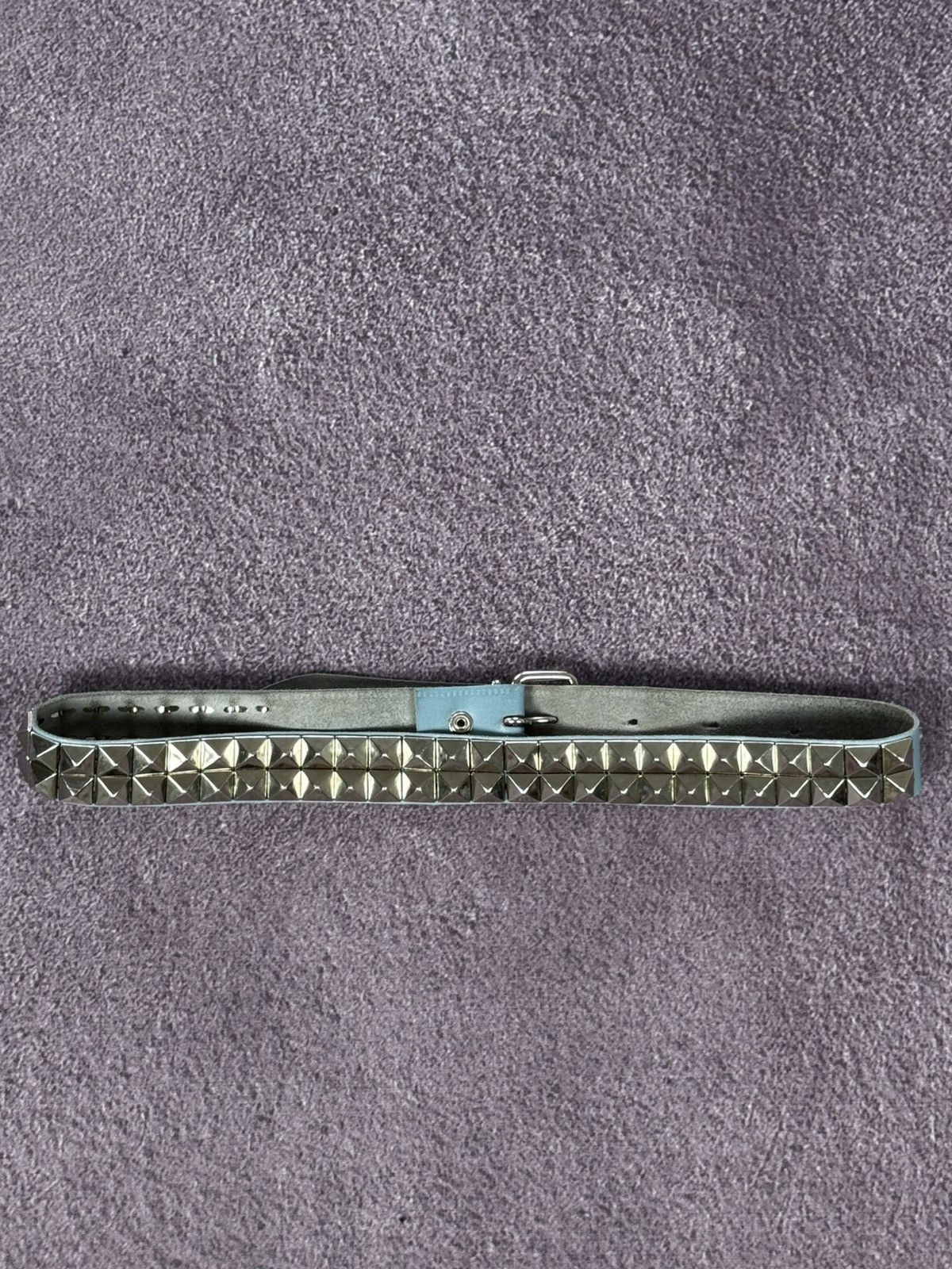 Japanese Brand Vintage Pyramid Studded Punk Belt Y2K Size ONE SIZE - 6 Thumbnail