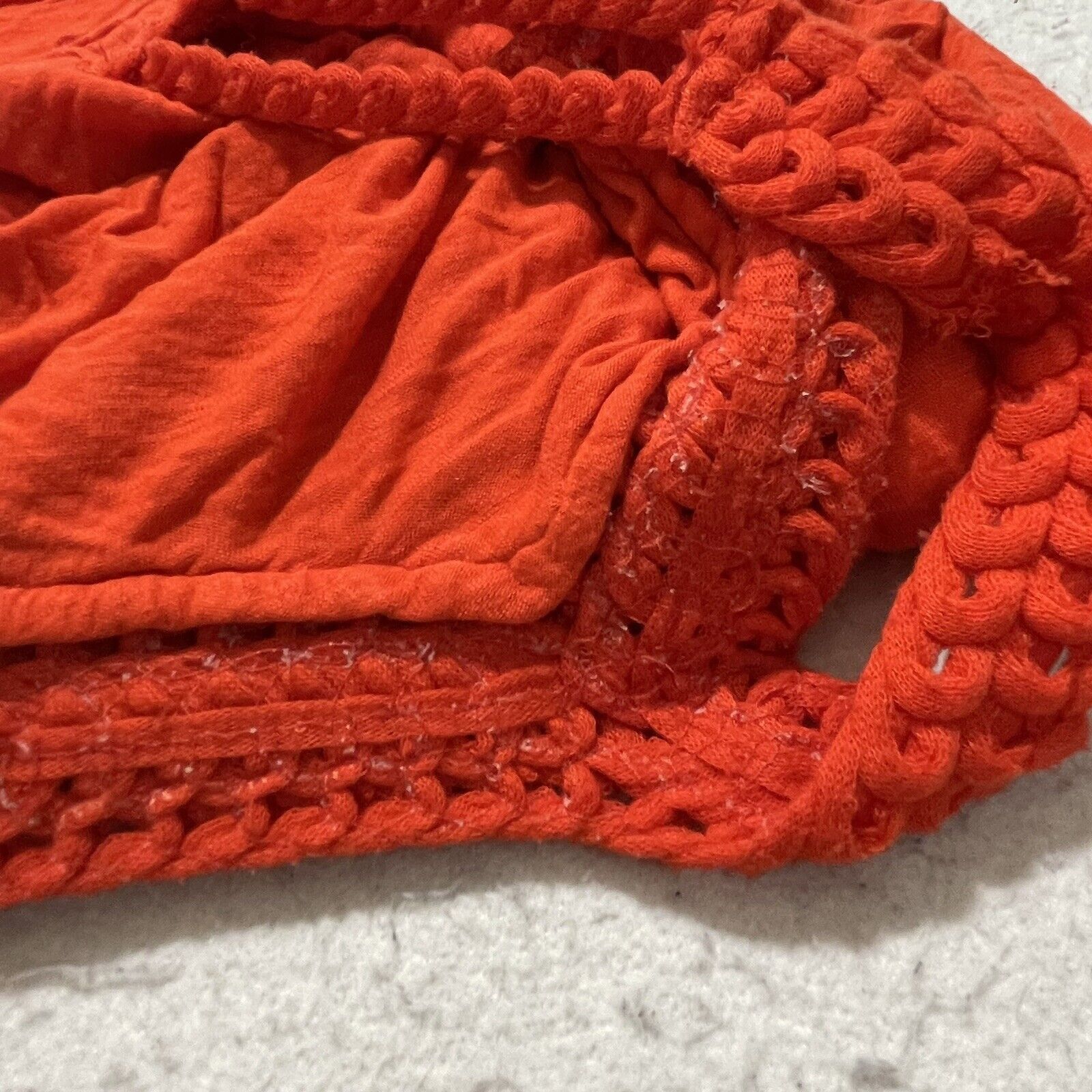 Zara Zara Red Orange Flowy Tank Top Braided Strap Size M / US 6-8 / IT 42-44 - 7 Thumbnail