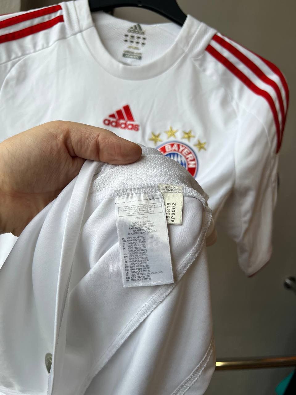 Adidas 2008/09 BAYERN MUNICH AWAY ULC SOCCER FOOTBALL JERSEY SHIRT Size US S / EU 44-46 / 1 - 12 Thumbnail