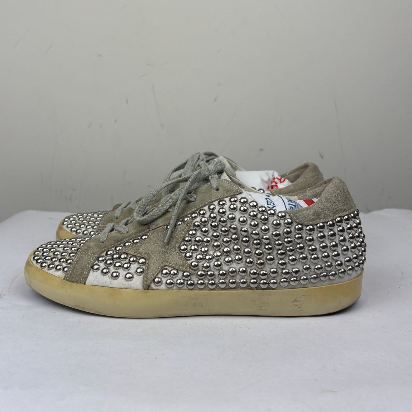 Golden Goose Golden Goose Superstar GGDB Old Studded Low Top Sneakers 38 Size US 8 / IT 38 - 5 Thumbnail