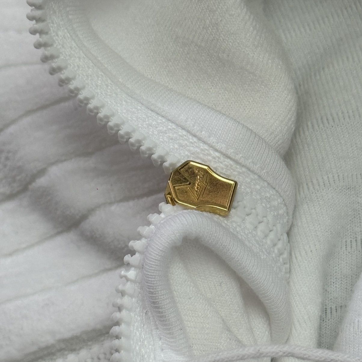 Casablanca Casablanca Velour Ribbed Polo Jersey 1/4 Zip Top Size US M / EU 48-50 / 2 - 13 Thumbnail