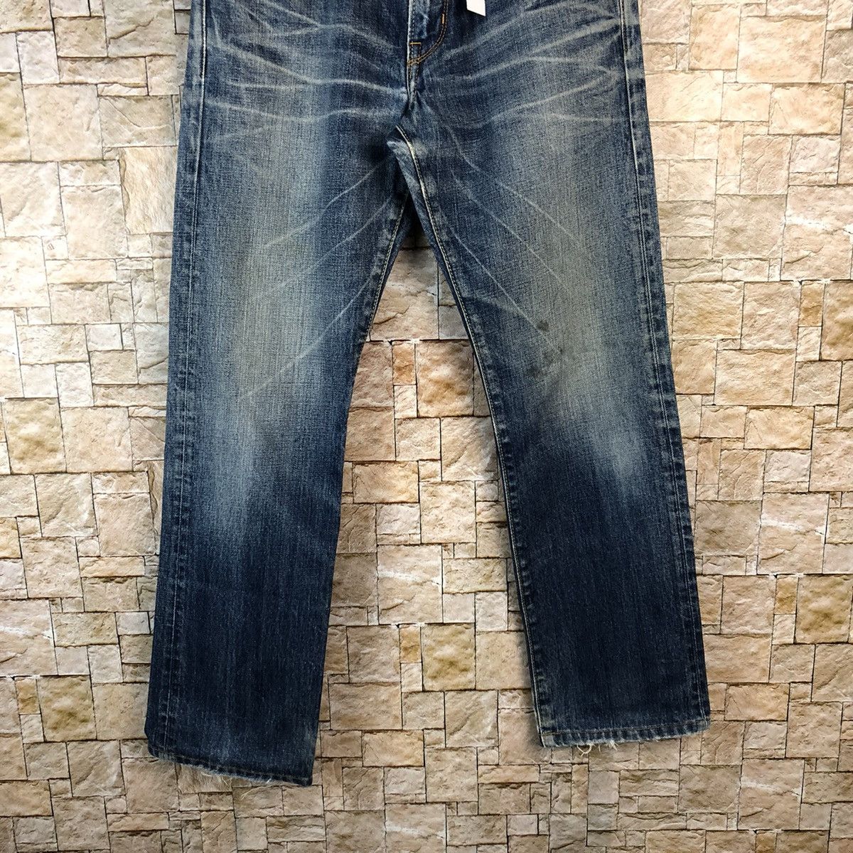 Japanese Brand Back Number Made In Nippon Denim Pants #A1122 Size US 29 - 3 Thumbnail