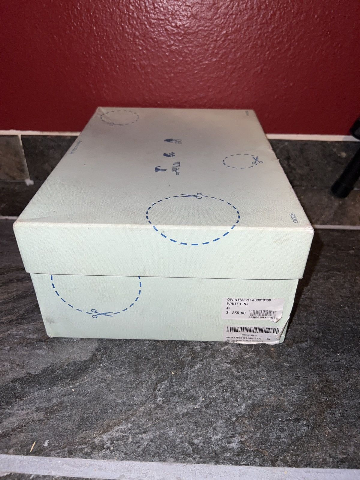 Off-White Low Vulcanized Canvas White - Pink SZ:40 Size US 8.5 / IT 38.5 - 7 Thumbnail