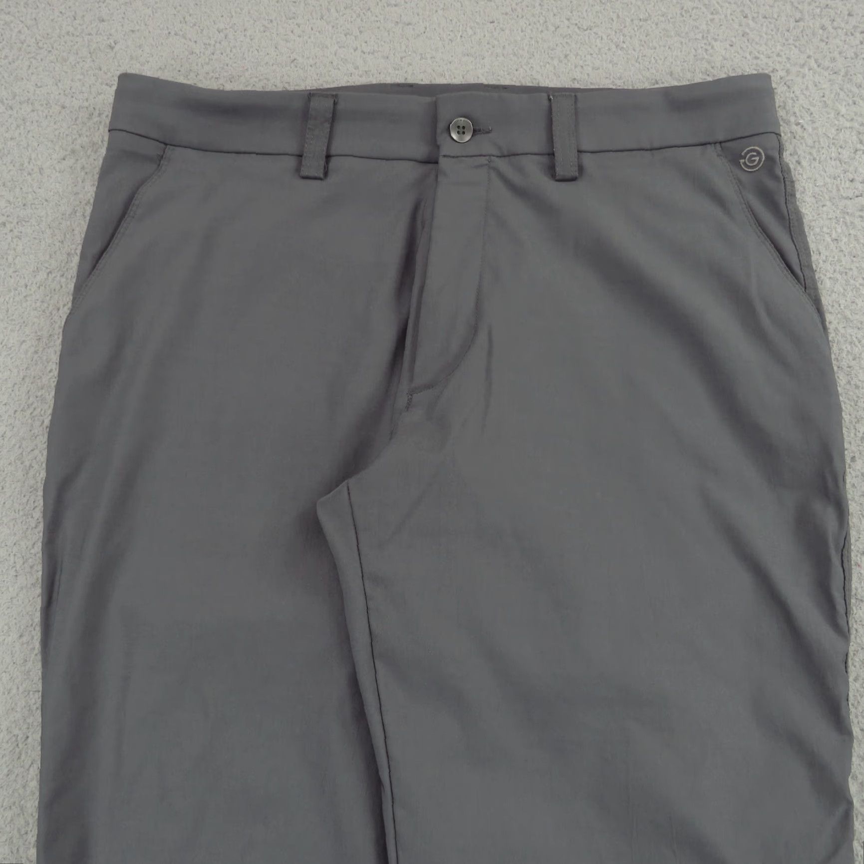 Galvin Green Galvin Green Pants Mens 34x32 Noah Breathable Sharkskin Grey Golf Pants Mens 34x32 Sharkskin Grey Regular 5-Pocket Classic Modern Sports Men Gray Size US 34 / EU 50 - 7 Thumbnail