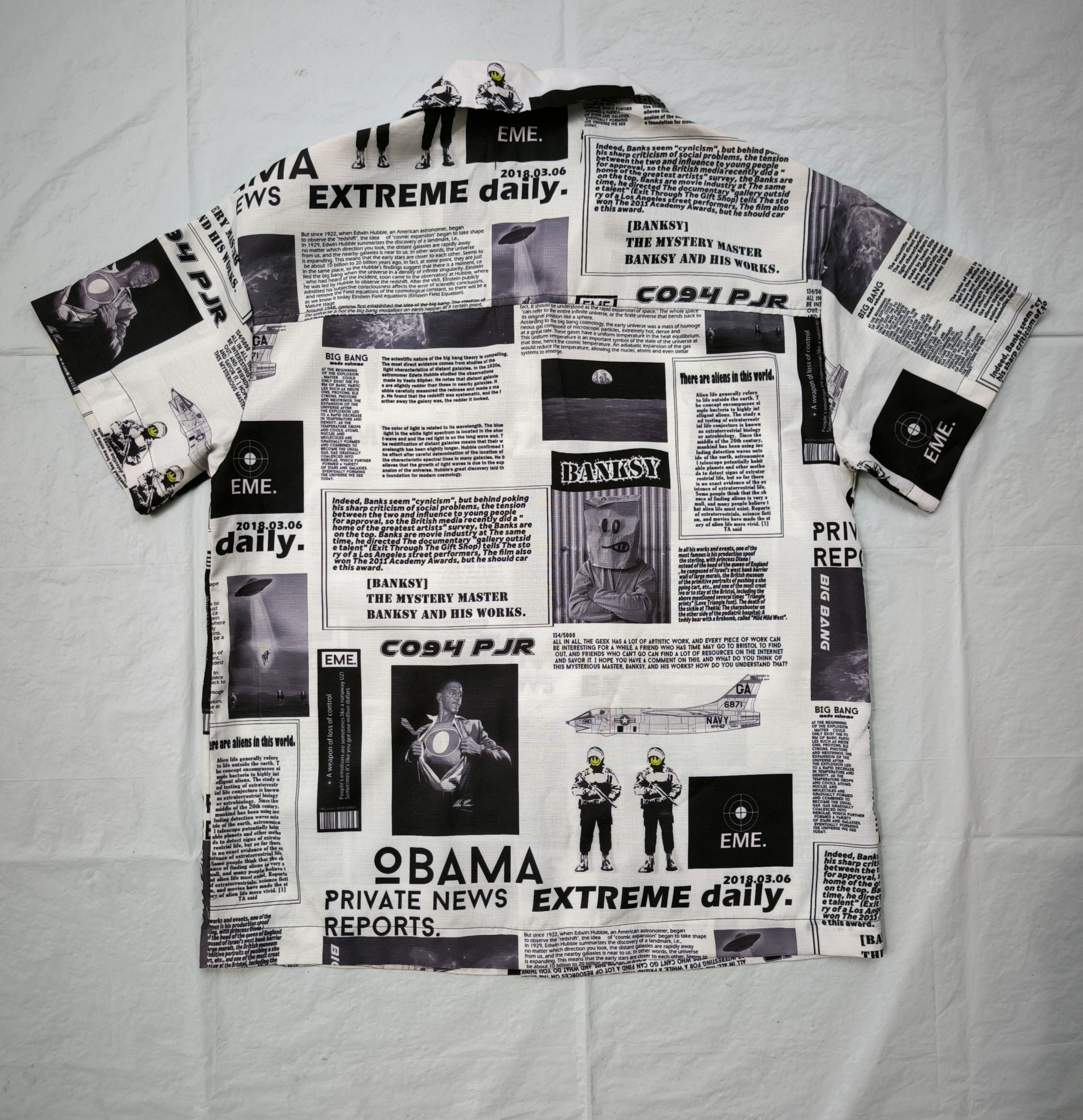 Japanese Brand LIBBY & ROSE open collar magazine shirt styled hawaii Size US S / EU 44-46 / 1 - 7 Thumbnail