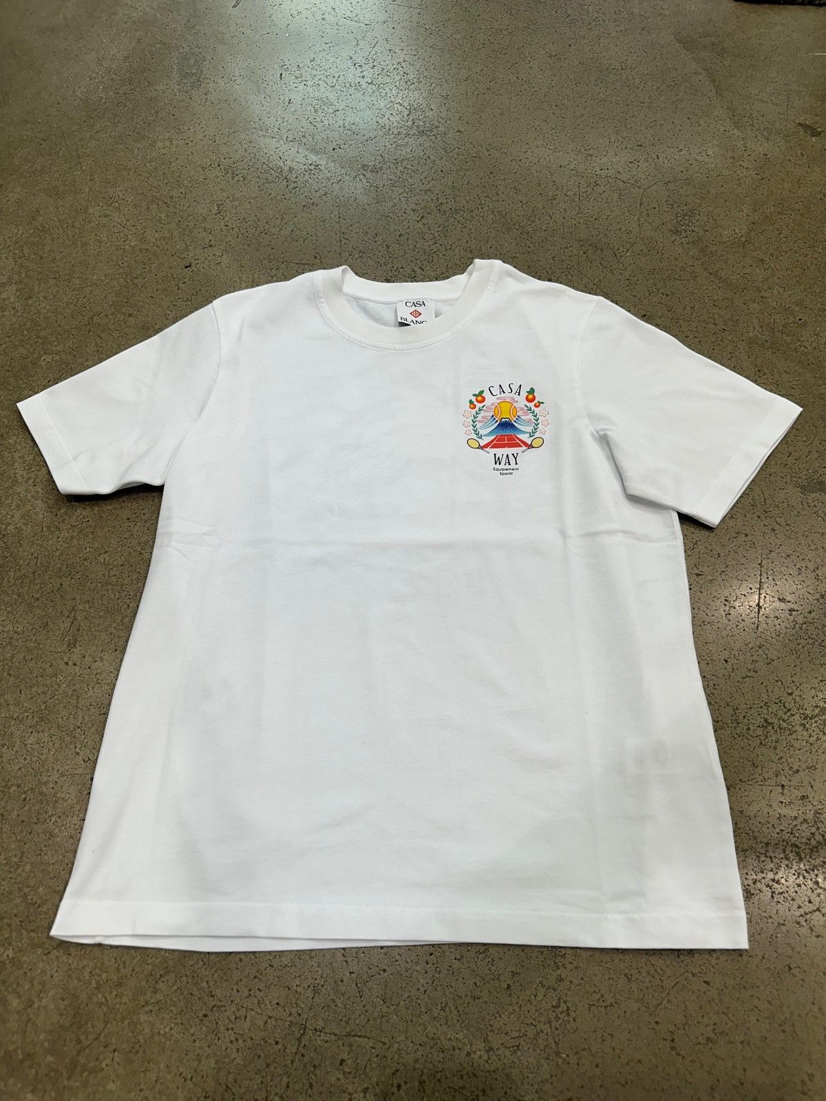 Casablanca CASABLANCA - Casa Way Mountain T-Shirt White Size US L / EU 52-54 / 3 - 2 Thumbnail