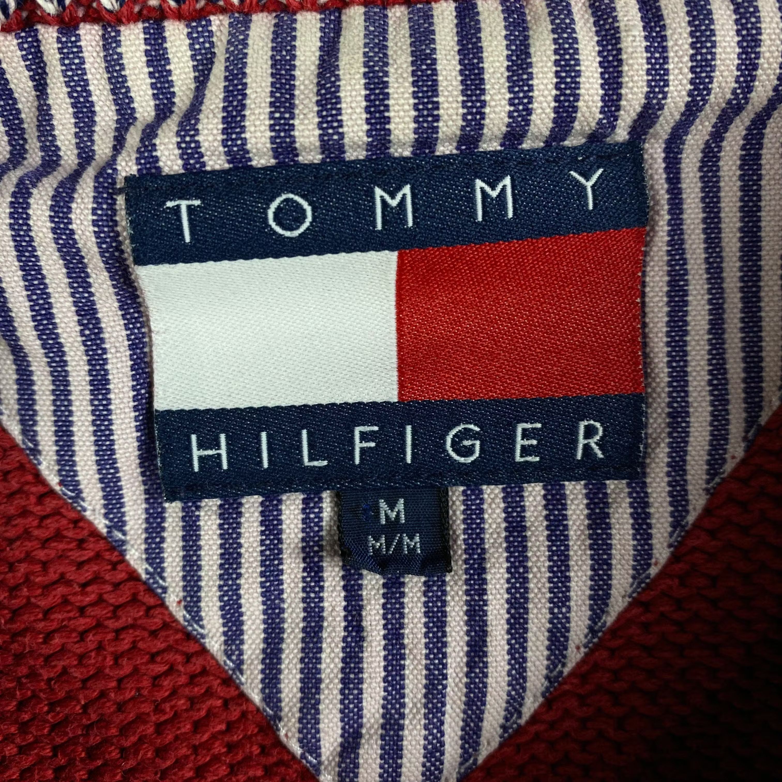 Tommy Hilfiger × Vintage Mens Sweater Tommy Hilfiger Vintage Size M Red Size US M / EU 48-50 / 2 - 4 Thumbnail