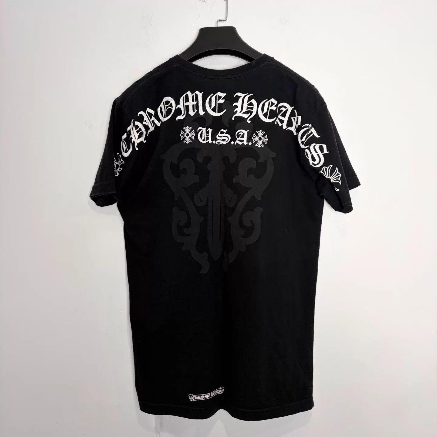 Chrome Hearts Chrome Hearts Black Sword OM Logo Tee M 97New PrintFlaw Size US L / EU 52-54 / 3 - 2 Thumbnail