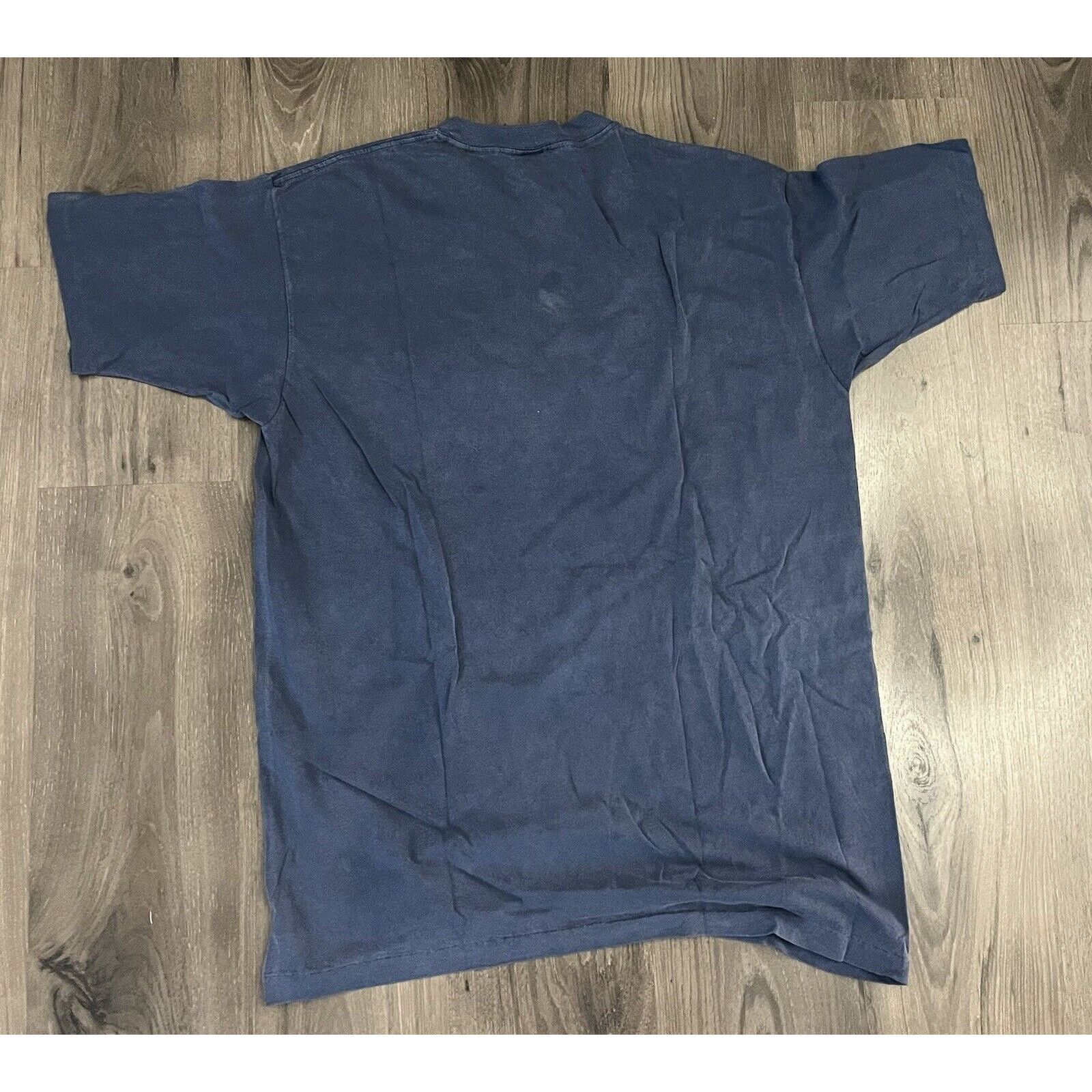 Pepsi Vintage Pepsi T Shirt 90s Made USA L / XL Blue Size US XL / EU 56 / 4 - 8 Thumbnail