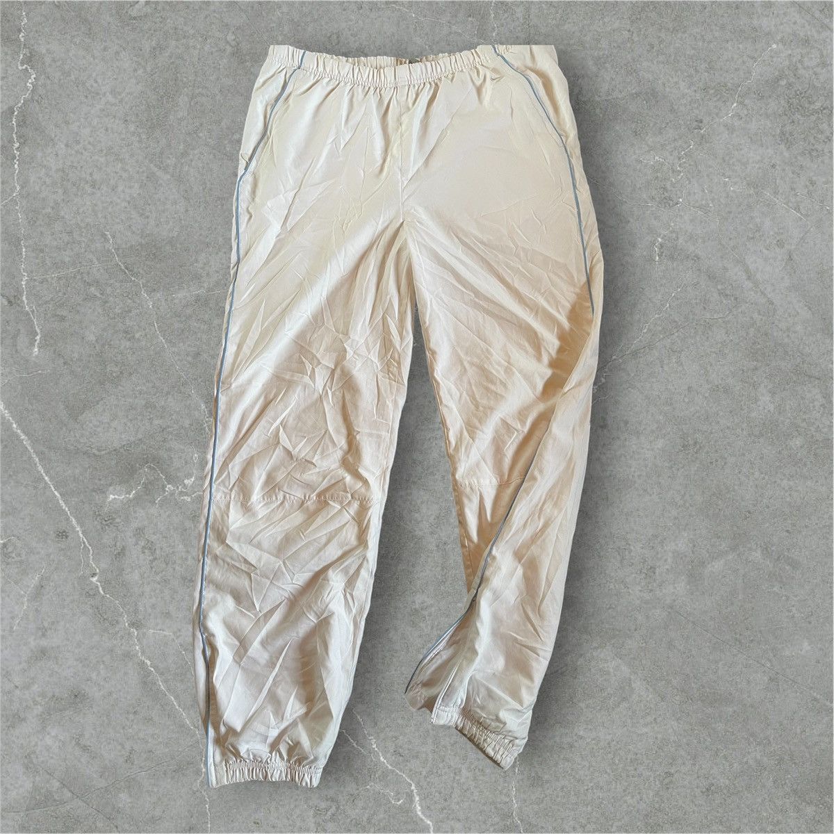 Nike NIKE Trackpants White XL Baggy Size US 41 - 3 Thumbnail