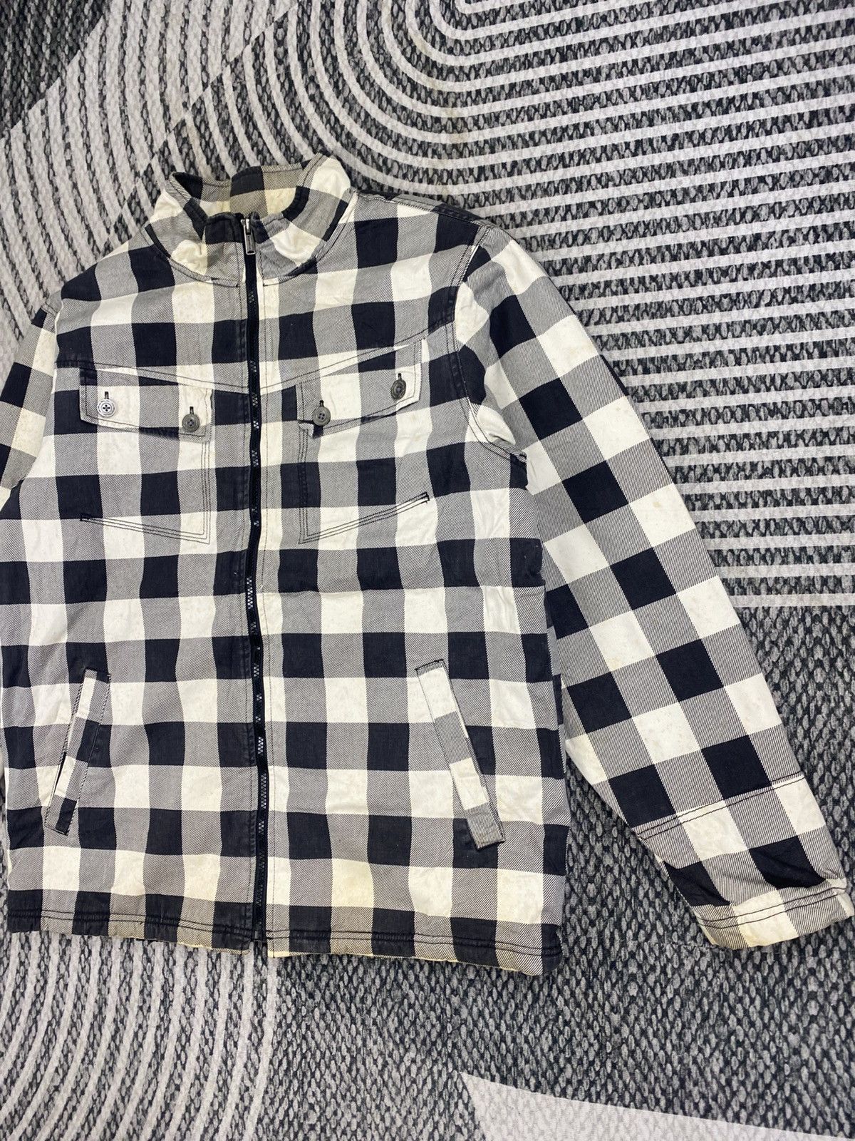 Airwalk Vintage Airwalk Zip-Up Checked Jacket Size US M / EU 48-50 / 2 - 4 Thumbnail
