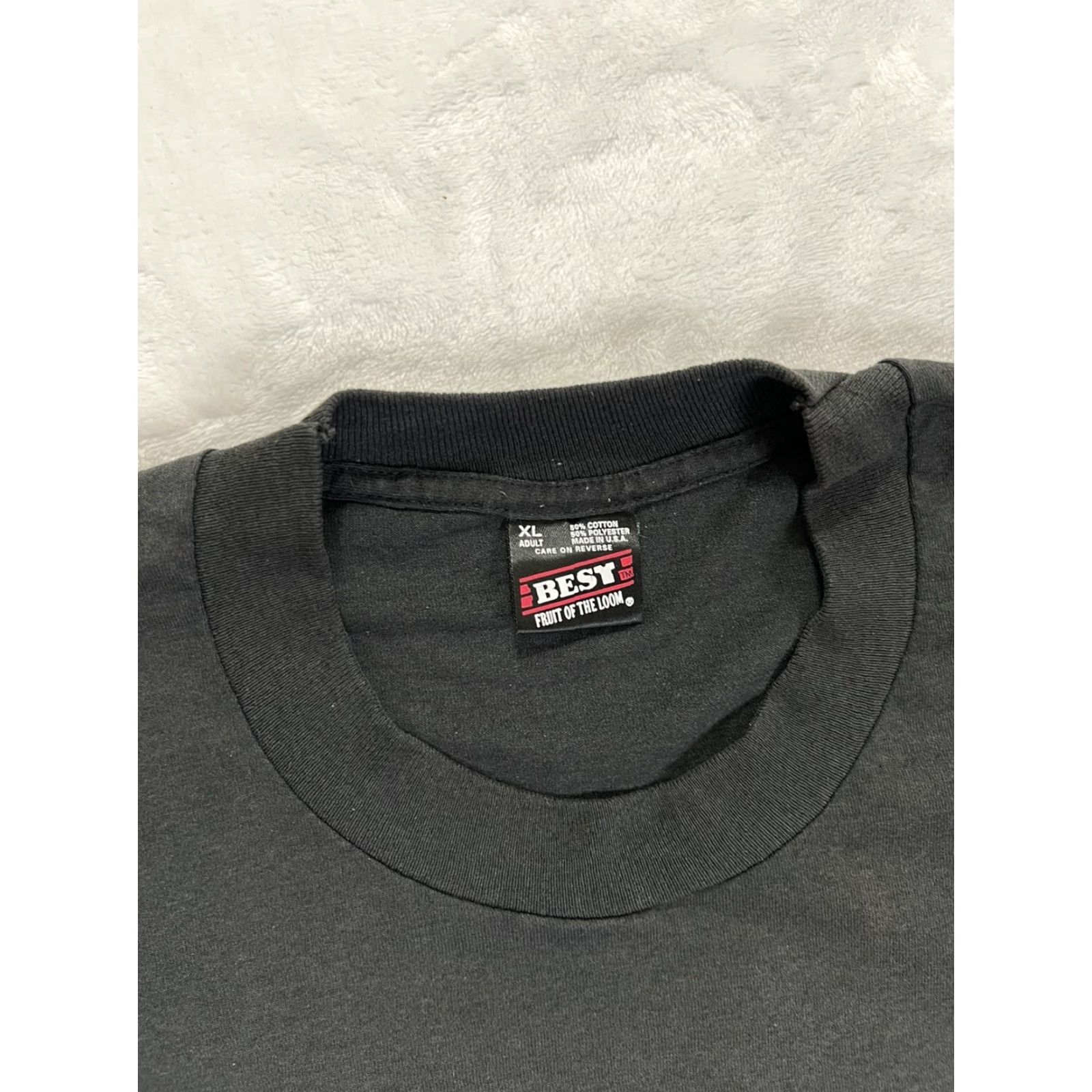 Fruit Of The Loom VINTAGE West Side Story Musical T-Shirt XL Black Men Short Sleeve 90s Theater 1996 Oak Grove High School Size US XL / EU 56 / 4 - 5 Thumbnail