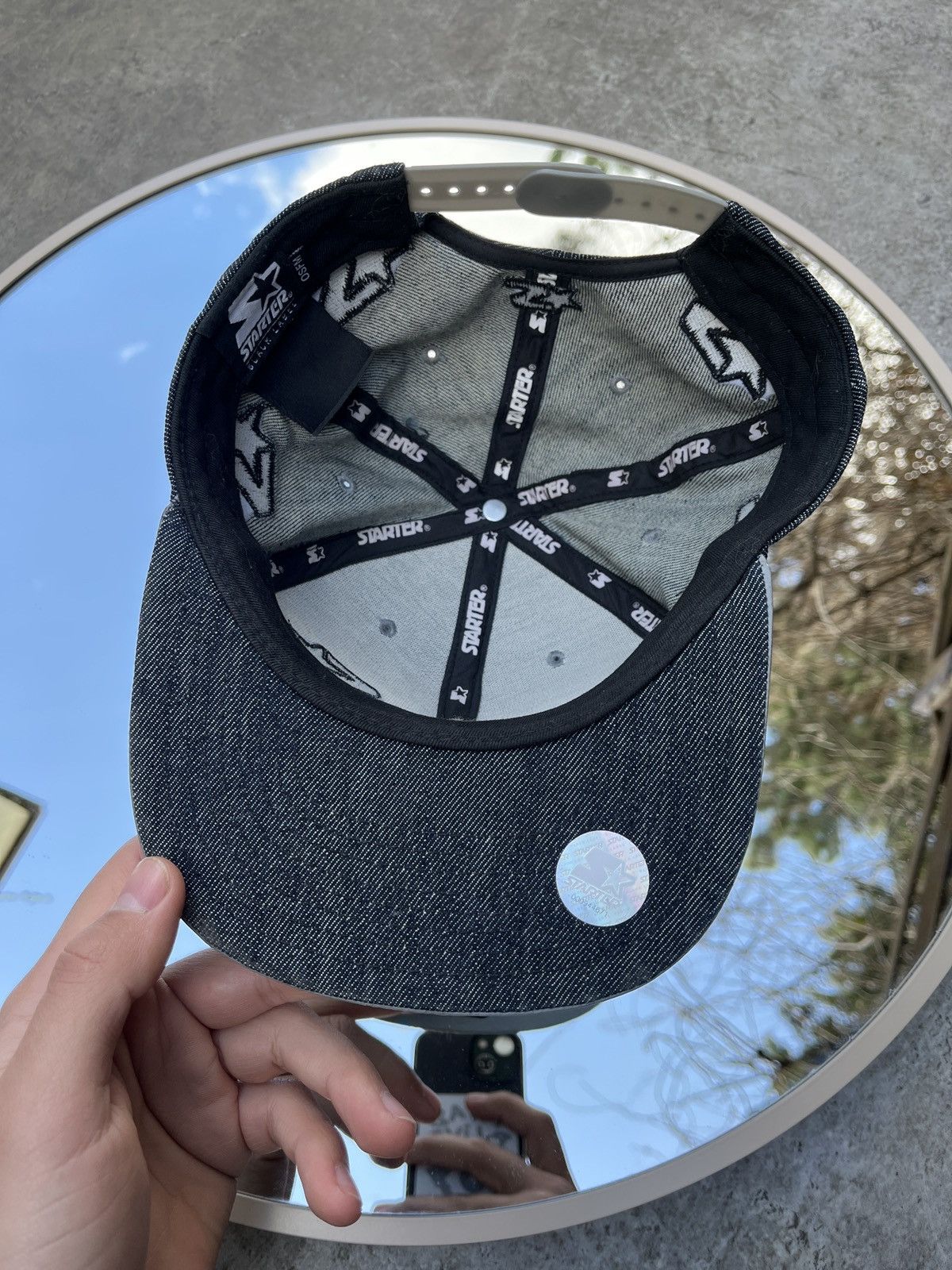 Starter Vintage Reflective Starter Cap Nfl nhl nba Rap Skate Y2k Size ONE SIZE - 6 Thumbnail