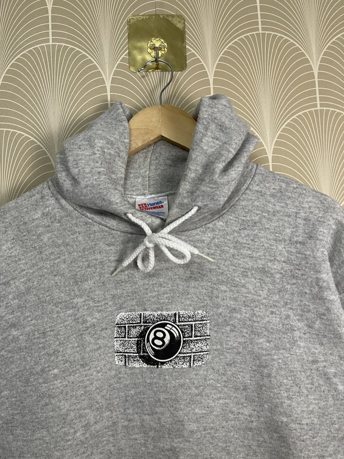 Vintage 🎱90s GONZALES GRAPHIC “SMILE NOW CRY LATER” HOODIE 8 BALL Size US XL / EU 56 / 4 - 9 Thumbnail