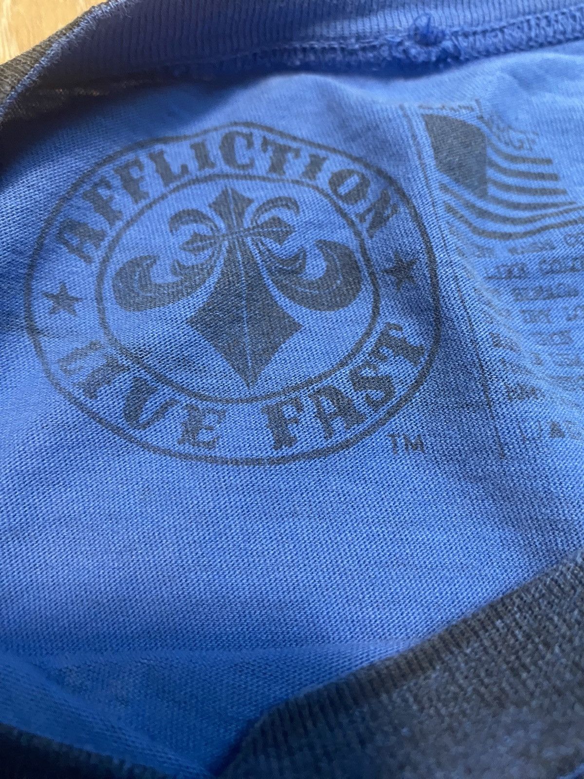Affliction × Vintage Crazy grunge Vintage Affliction shirt Size US XL / EU 56 / 4 - 11 Thumbnail