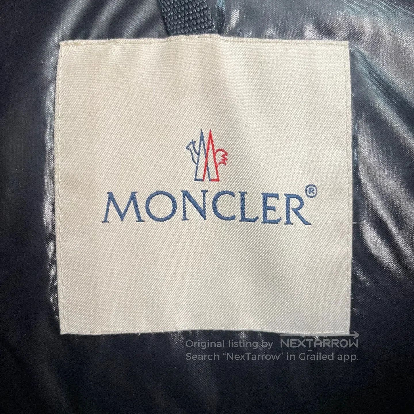 Moncler black shiny logo puffer jacket. Size US M / EU 48-50 / 2 - 3 Thumbnail