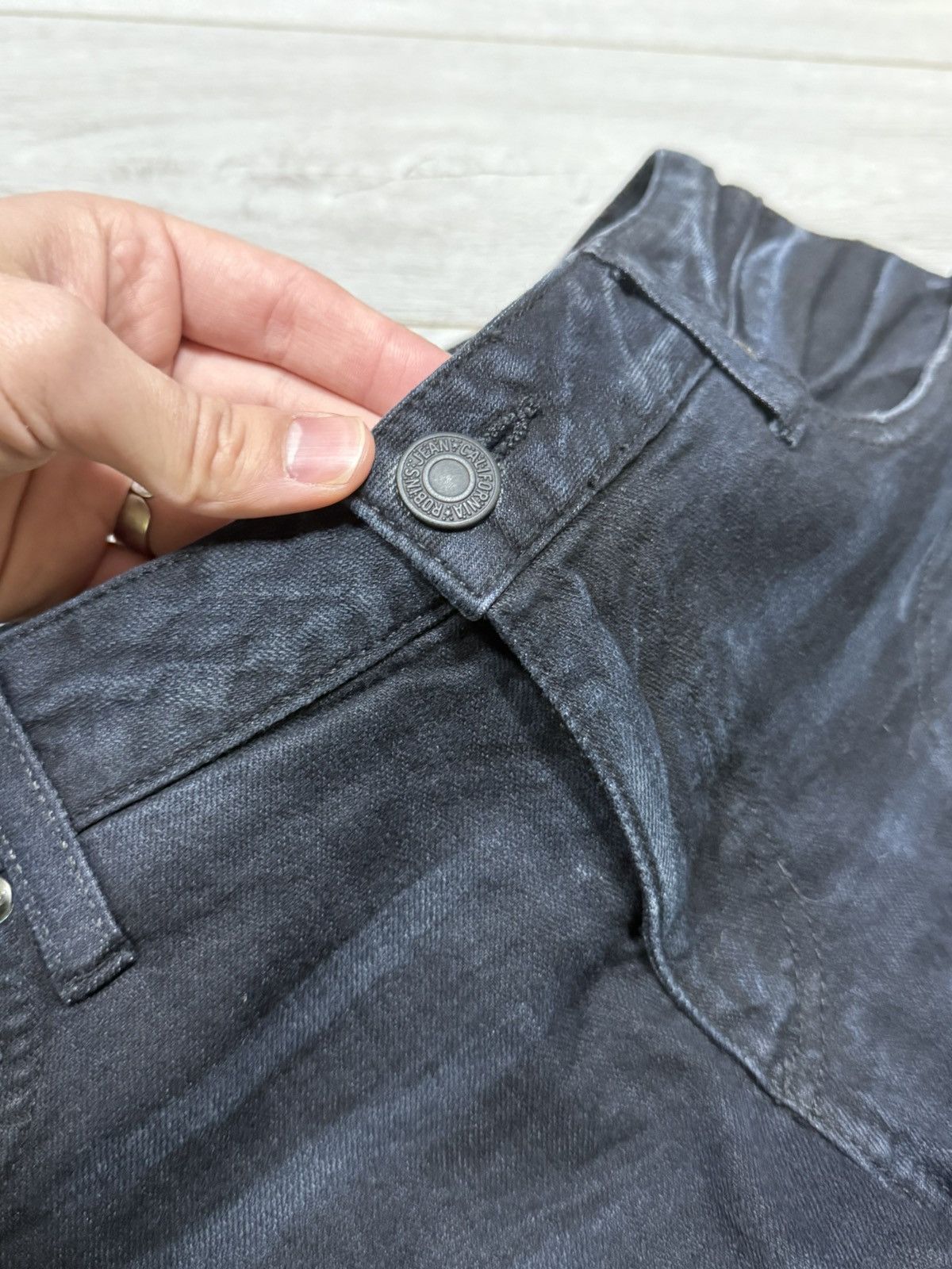 Robins Jeans Robins Jean vintage USA denim pants jeans biker tears Size US 32 / EU 48 - 9 Thumbnail