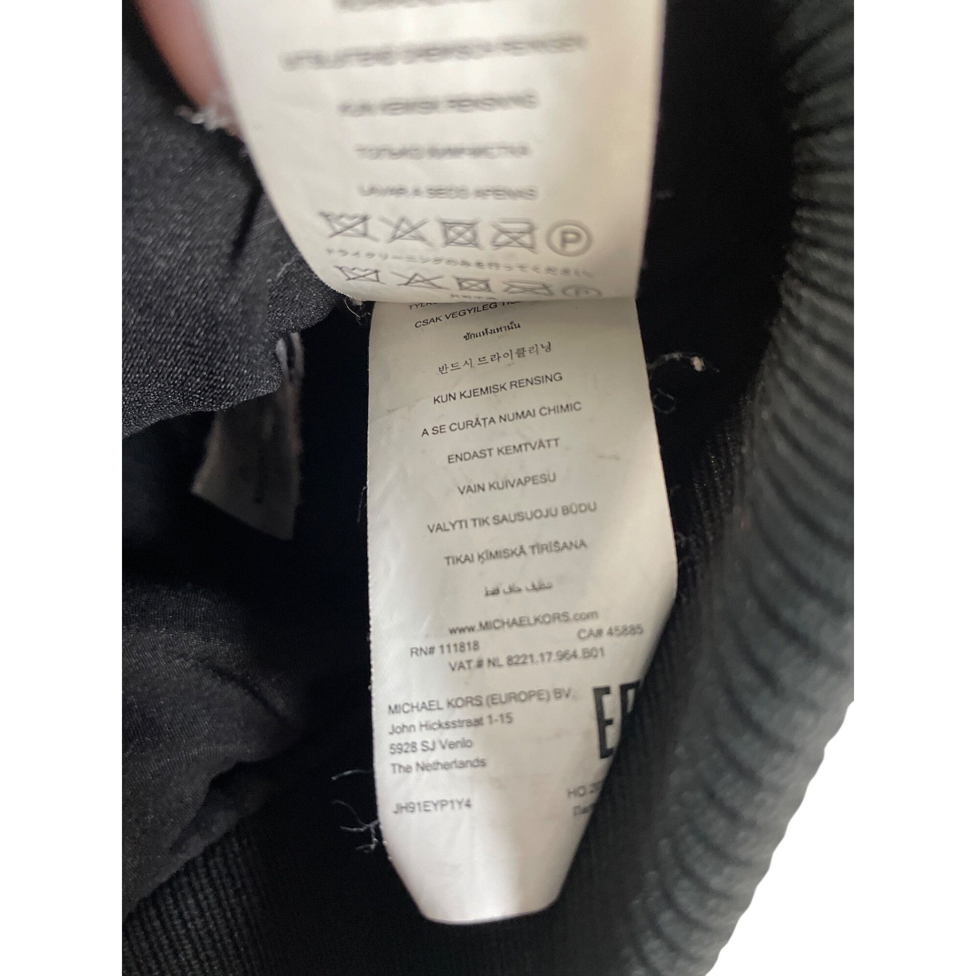 Michael Kors Michael Kors Mens Black Bomber Jacket Coat Size L SKU 9291 Size US L / EU 52-54 / 3 - 8 Thumbnail