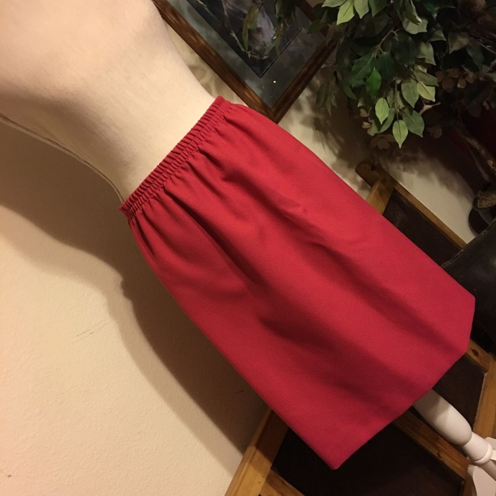 Vintage Tower Hill bright pink skirt set NWOT 12 Size XL / US 12-14 / IT 48-50 - 3 Thumbnail
