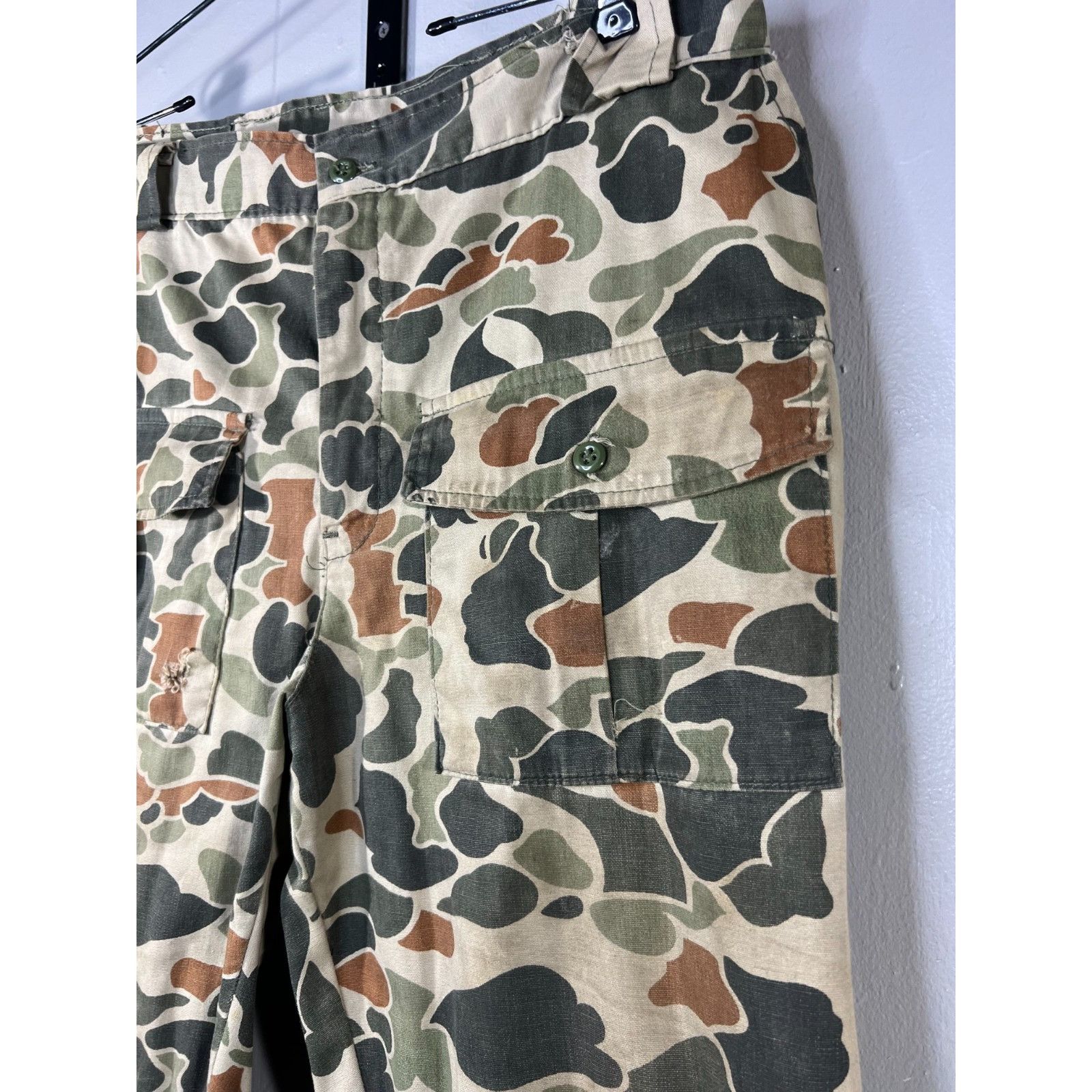 Other Vintage 80s 10X Duck Camo Pants Men's 36x31 Baggy Skater Out Size US 36 / EU 52 - 4 Thumbnail