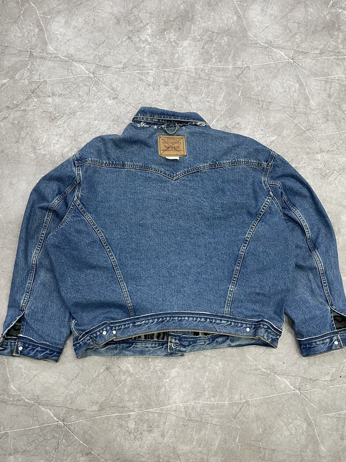 Coogi × Levi's REWORKED REVERSIBLE COOGI SWEATER X LEVIS JACKET Size US L / EU 52-54 / 3 - 22 Thumbnail