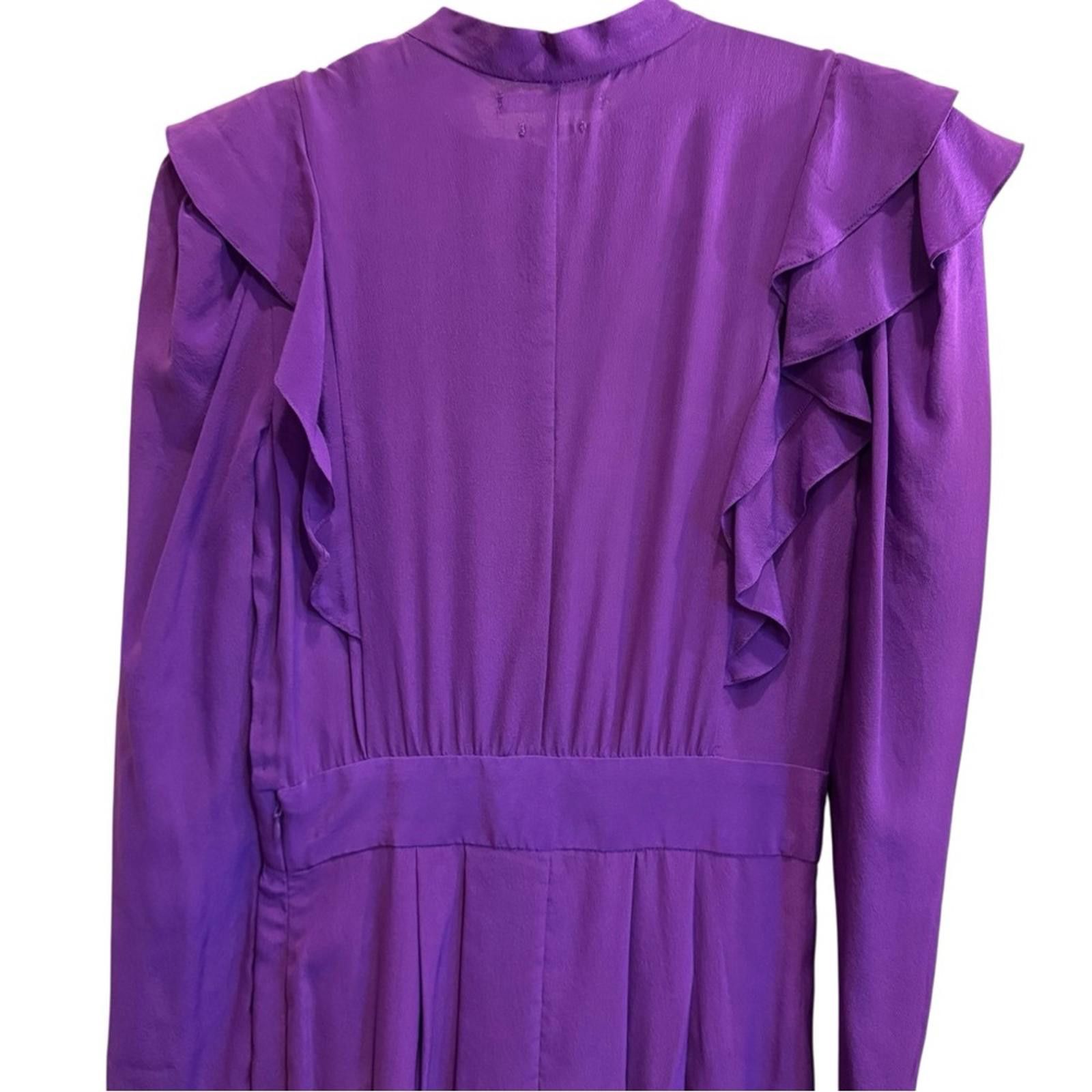 Isabel Marant Etoile Isabel Marant Yoana Purple Silk Mini Sz 36/4 Size S / US 4 / IT 40 - 7 Thumbnail