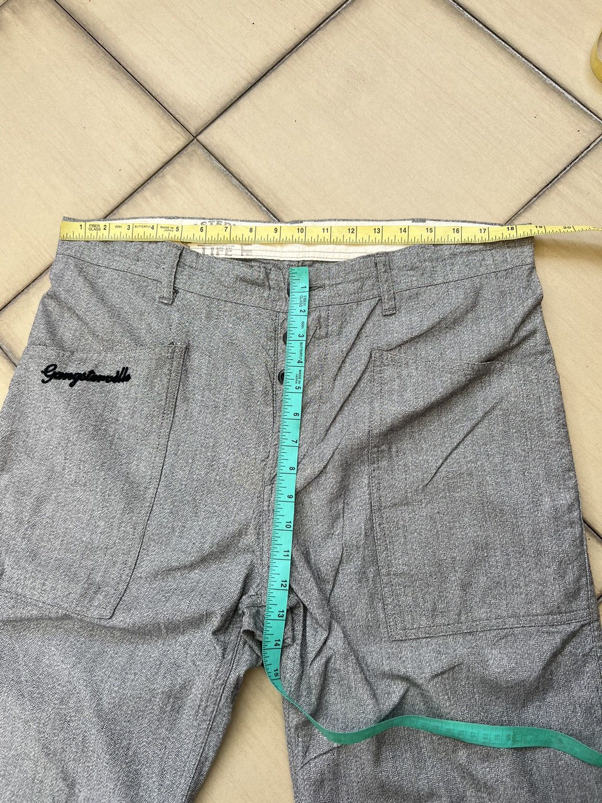 Japanese Brand Glad Hand Gangsterville Salt & Pepper Fatigue Trouser Pant Size US 36 / EU 52 - 3 Thumbnail