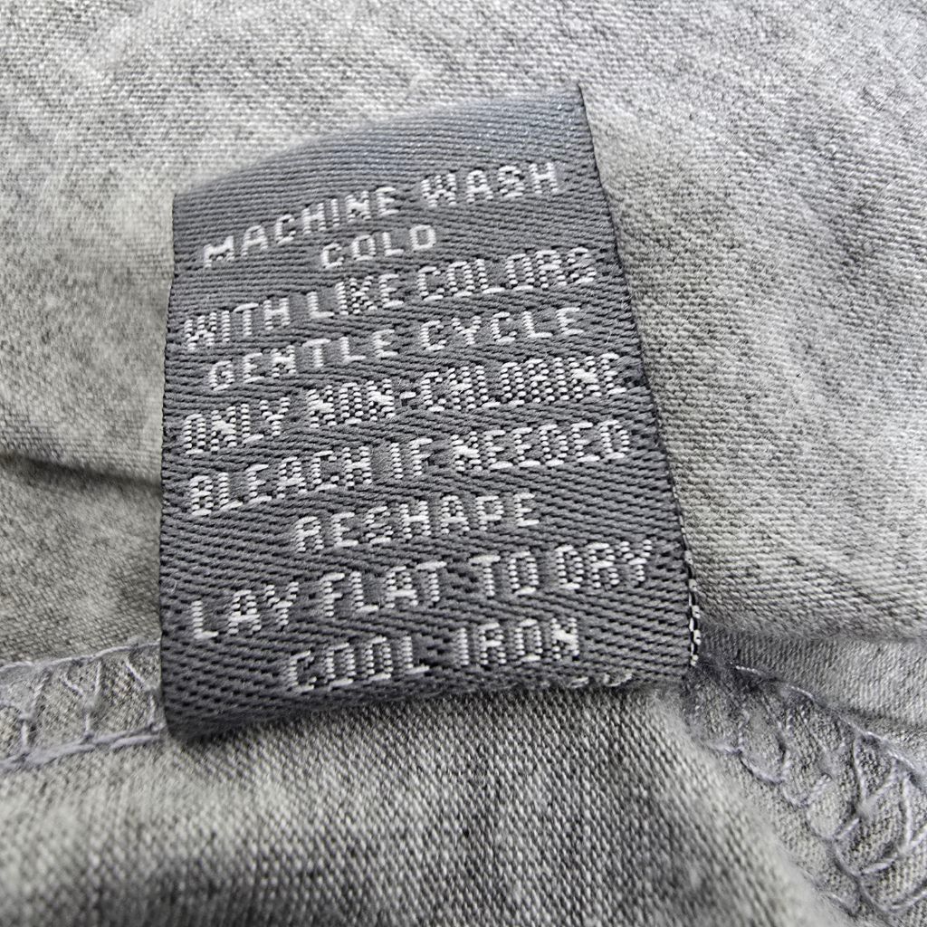 The Unbranded Brand Women's RETRO-ology Gray Long Sleeve Tee White Trim, Size L Size L / US 10 / IT 46 - 7 Thumbnail