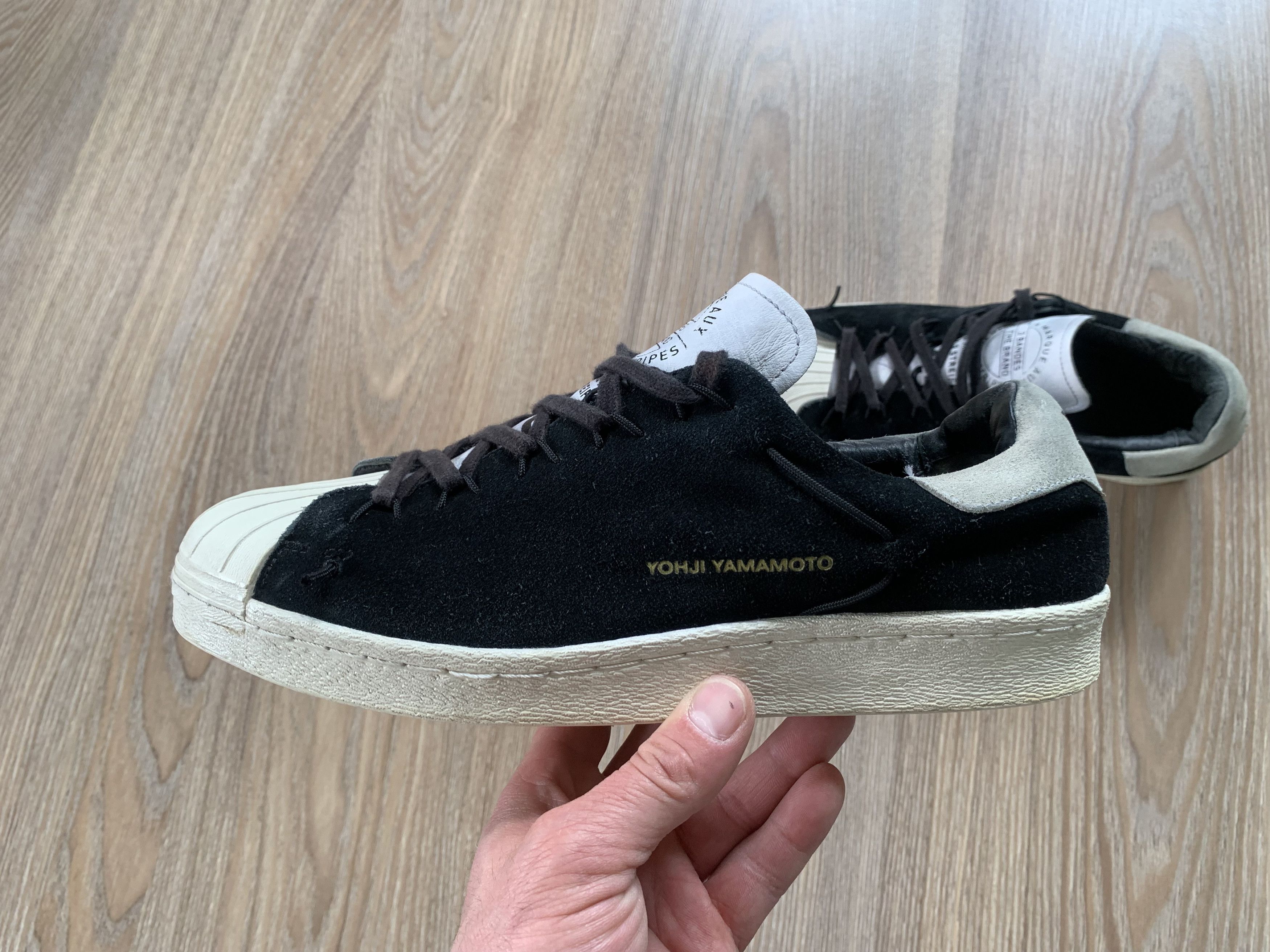 Adidas × Y-3 Adidas Superstar Y-3 Super Knot Core Black White Sneakers Size US 8 / EU 41 - 3 Thumbnail