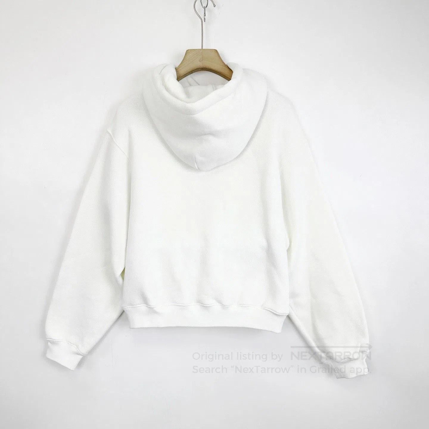 Alexander Wang Alexander Wang White Foam Logo Hoodie. Size S / US 4 / IT 40 - 2 Thumbnail