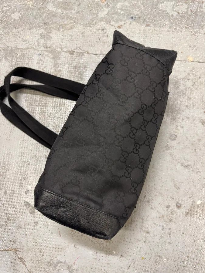 Gucci 2000s Gucci Black Monogram Handle Bag Size ONE SIZE - 7 Thumbnail