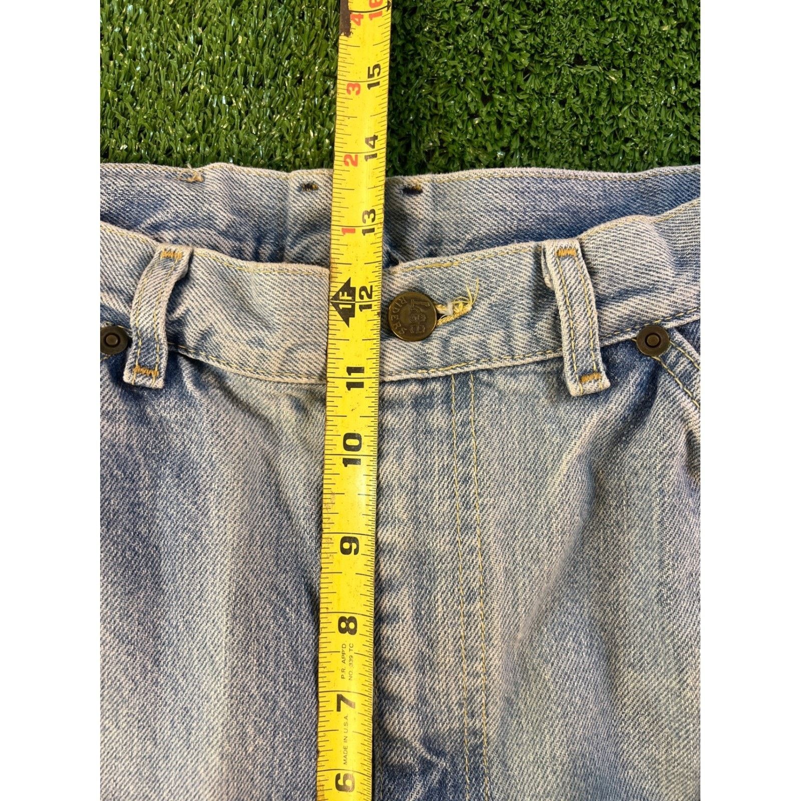 Lee Vintage Lee High Waisted Tapered Leg Jeans USA Made 13M Size 30" / US 8 / IT 44 - 5 Thumbnail