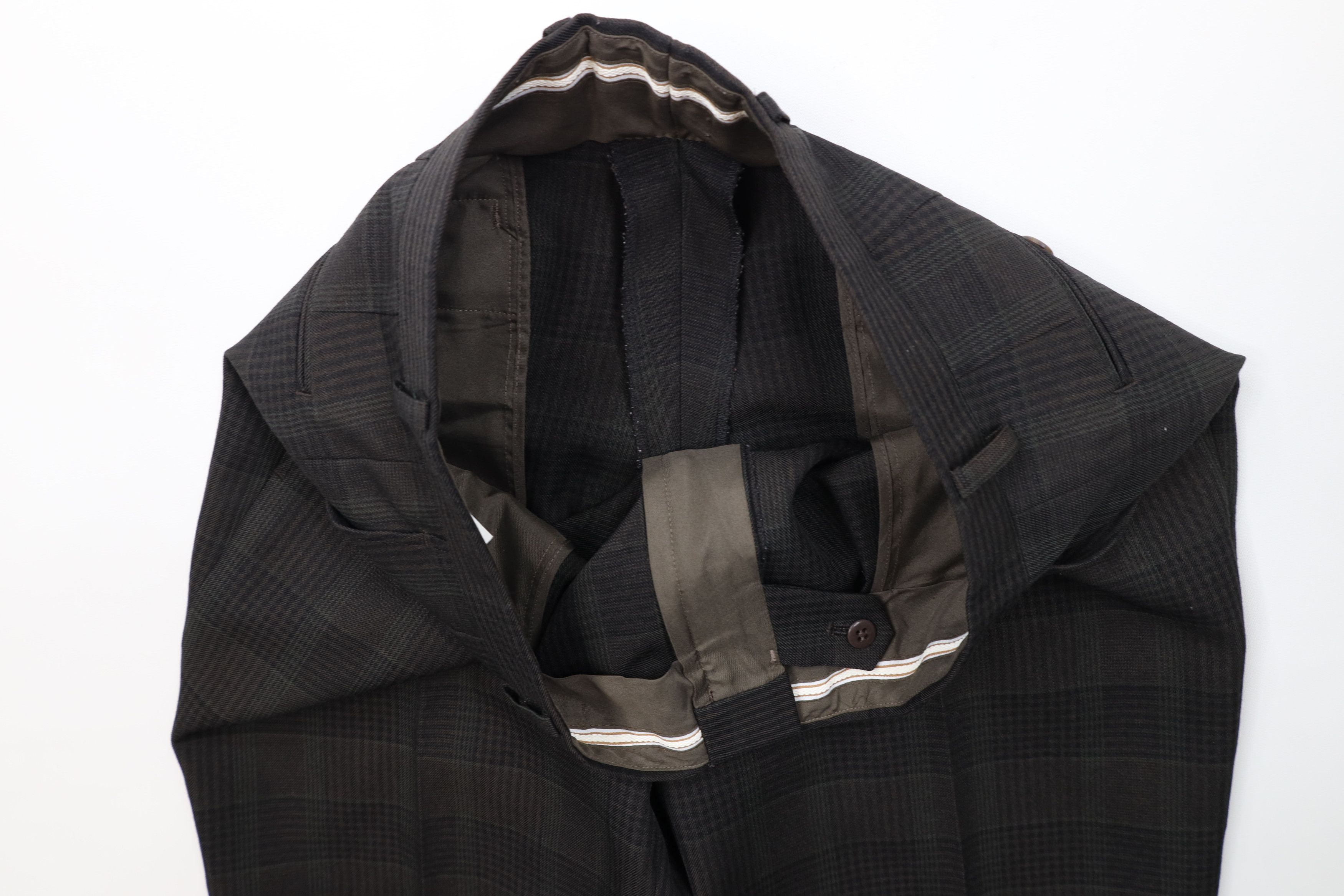 Vintage Vintage 90s Streetwear Wool Wide Leg Chino Pants Plaid Size US 34 / EU 50 - 6 Thumbnail