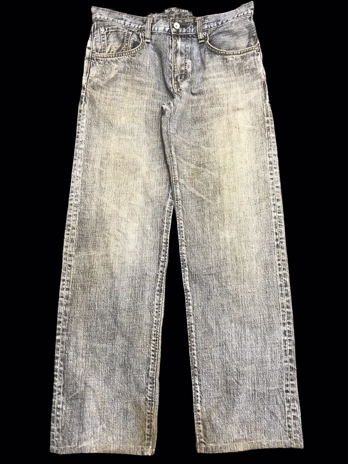Edwin 💥90s STYLE💥VTG EDWIN 505 RUDE STYLE DIRTY DENIM F374 Size US 31 - 1 Thumbnail