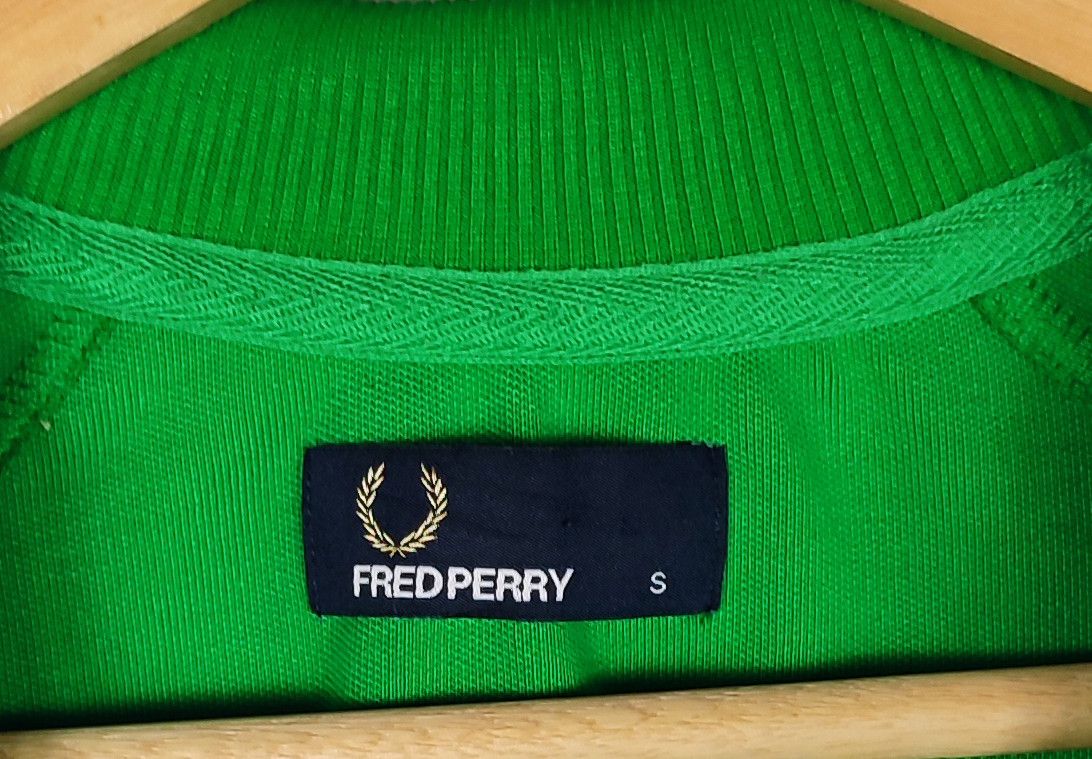Fred Perry × Vintage Vintage Fred Perry Zip Track Jackets y2k Stripes on sleeves Size US S / EU 44-46 / 1 - 12 Thumbnail