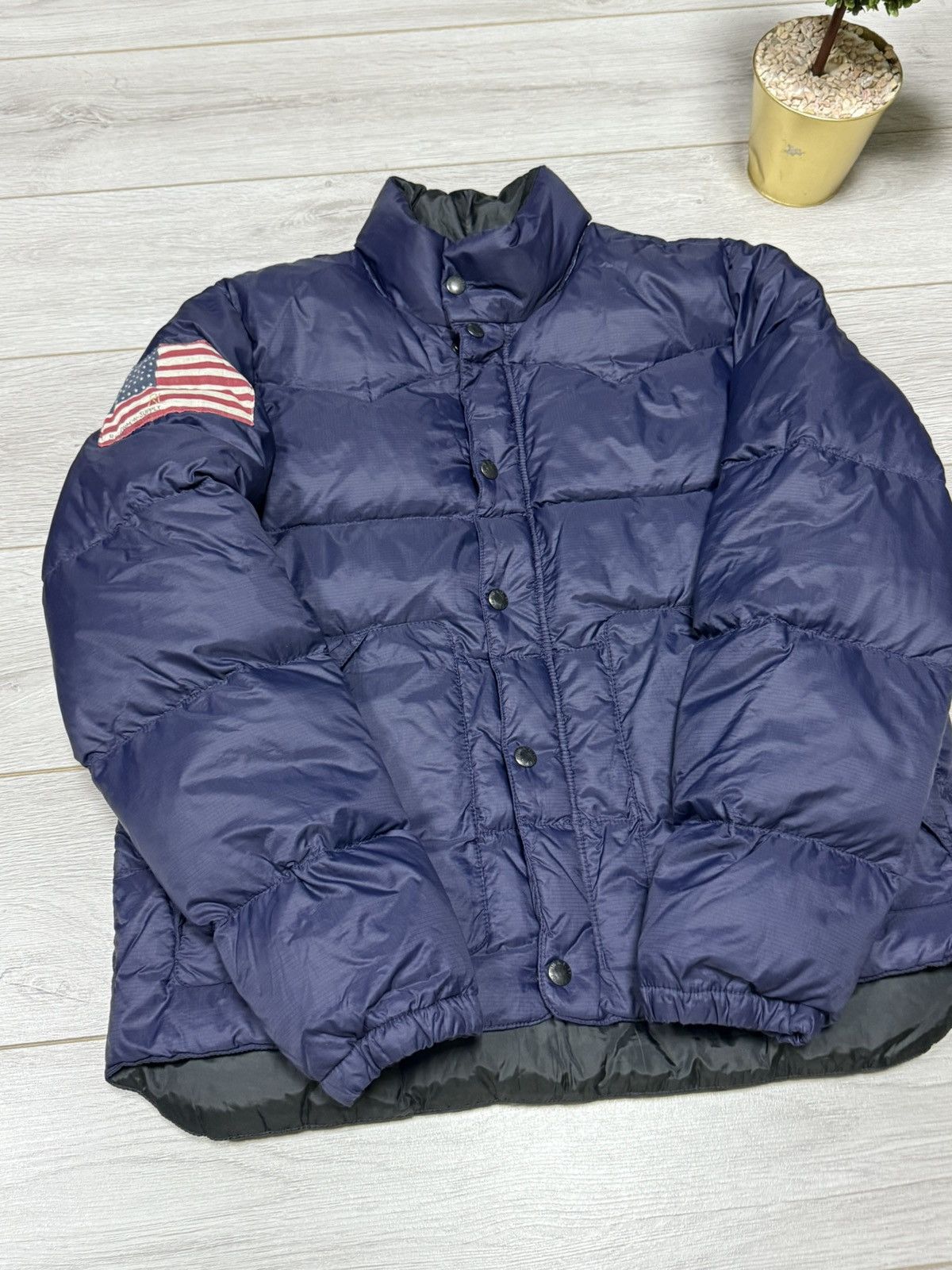 Denim & Supply Ralph Lauren POLO Ralph Lauren USA 🇺🇸 flag denim supply down puffer jacket Size US XL / EU 56 / 4 - 7 Thumbnail