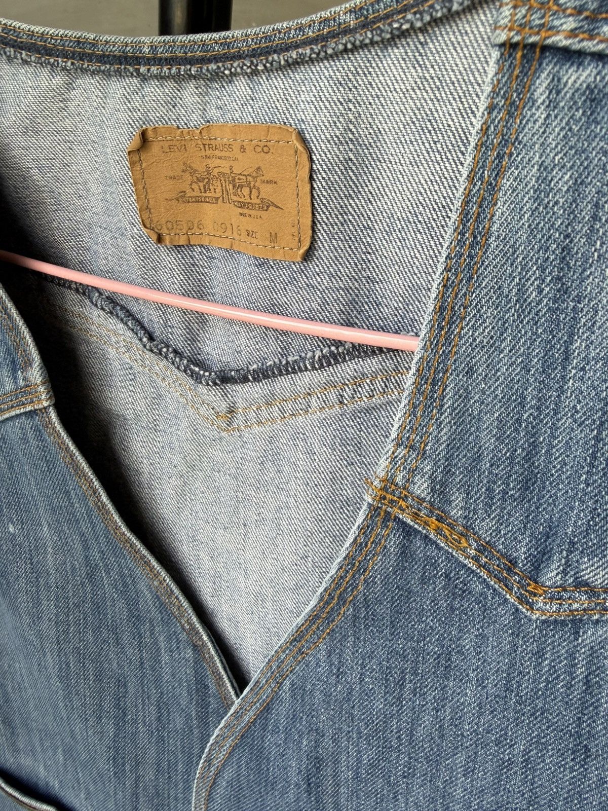 Levi's Vintage Clothing Levi’s vest jeans vintage Size 46R - 6 Thumbnail