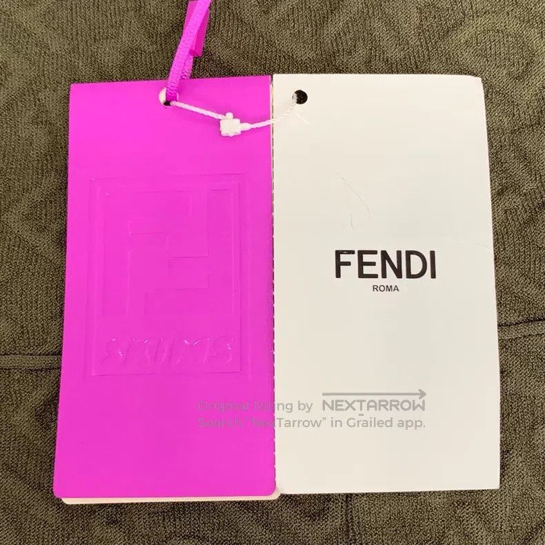 Fendi Fendi Logo letter hidden pattern full-print green jumpsuit Size 27" / US 4 / IT 40 - 5 Thumbnail