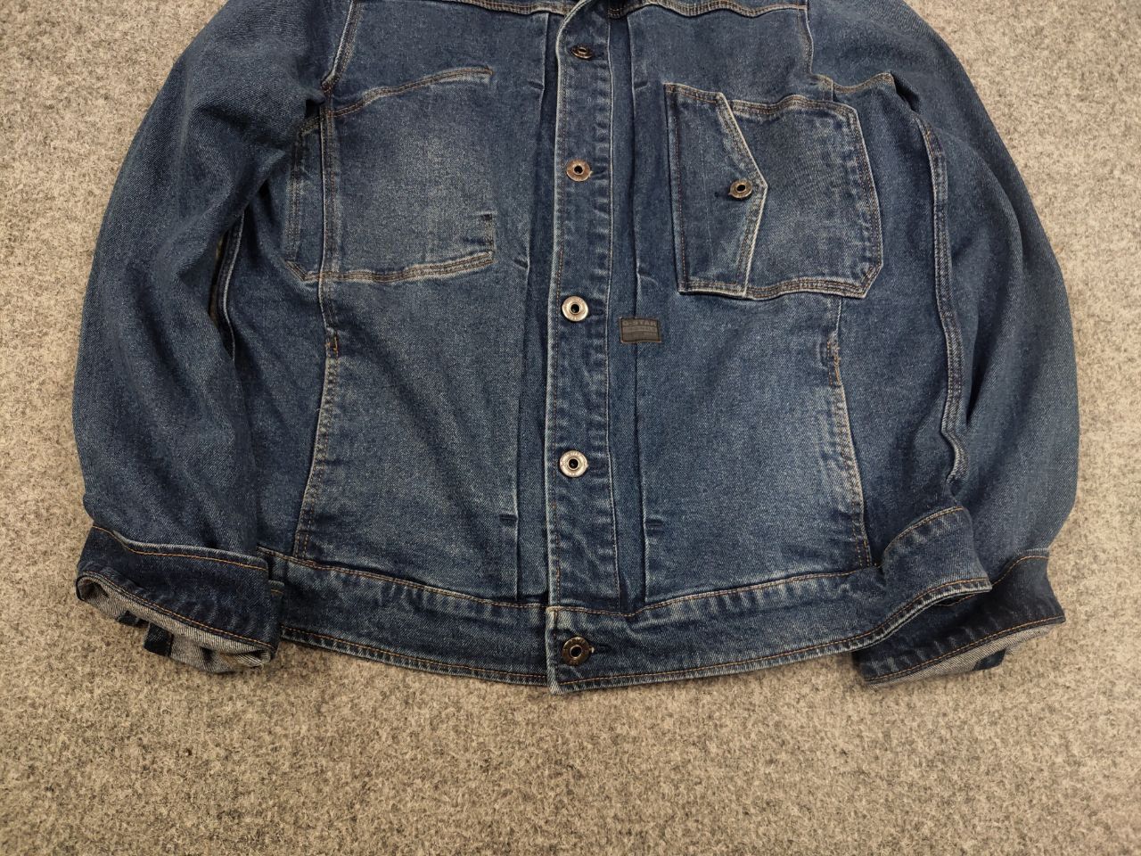 G-Star Vintage G Star Raw Scutar Light Faded Pocket Denim Jacket Size US S / EU 44-46 / 1 - 6 Thumbnail