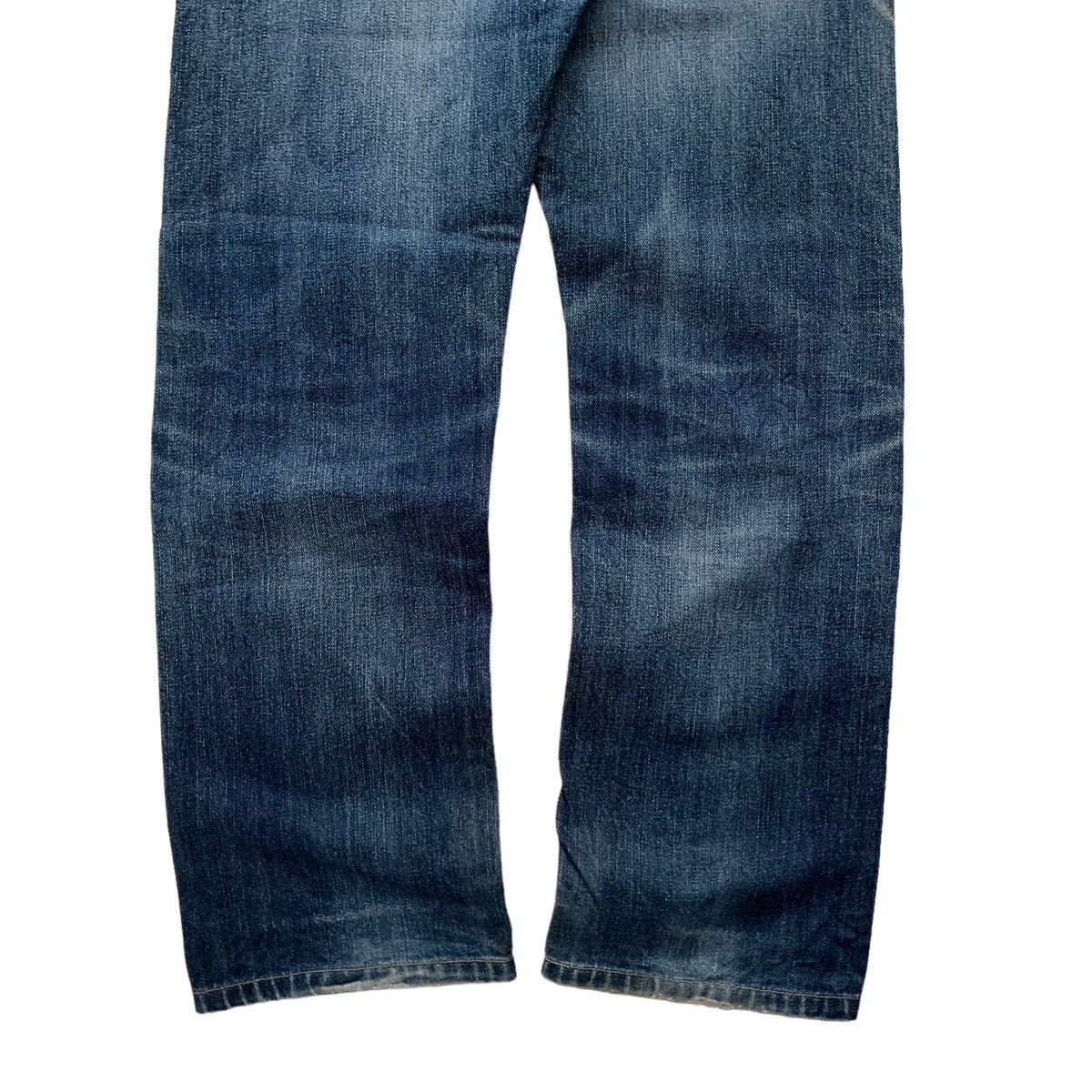 Vintage Rare Japanese Brand Uniqlo Selvedge MudWash Distressed Jeans Size US 30 / EU 46 - 8 Thumbnail