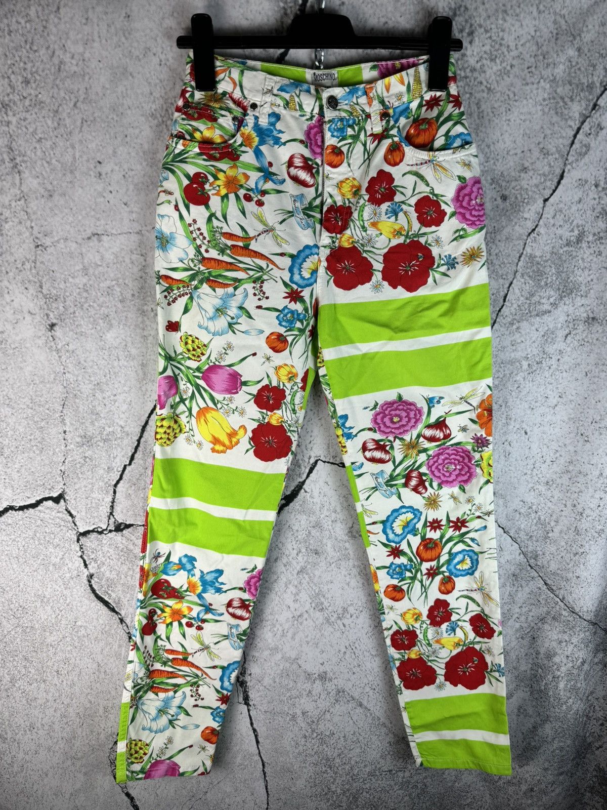 Moschino Vintage Y2K MOSCHINO Luxury Abstract Art Style Pants Casual Size 29" - 1 Thumbnail