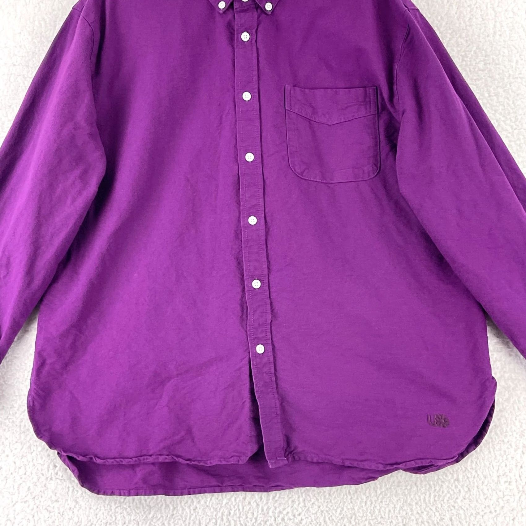 Urban Outfitters Urban Outfitters Purple Button-Down Shirt Mens Medium Long Sleeve 100% Cotton Size US M / EU 48-50 / 2 - 5 Thumbnail