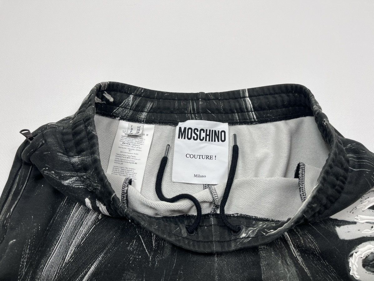 Moschino Moschino Couture Women’s Sweatpants Black/White Logo Size 27" / US 4 / IT 40 - 16 Thumbnail