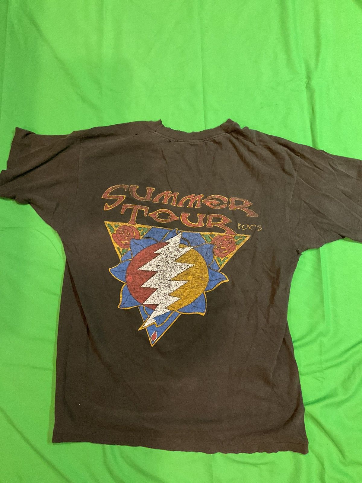 Vintage Grateful Dead vintage 1990s black tee Size US XL / EU 56 / 4 - 2 Thumbnail