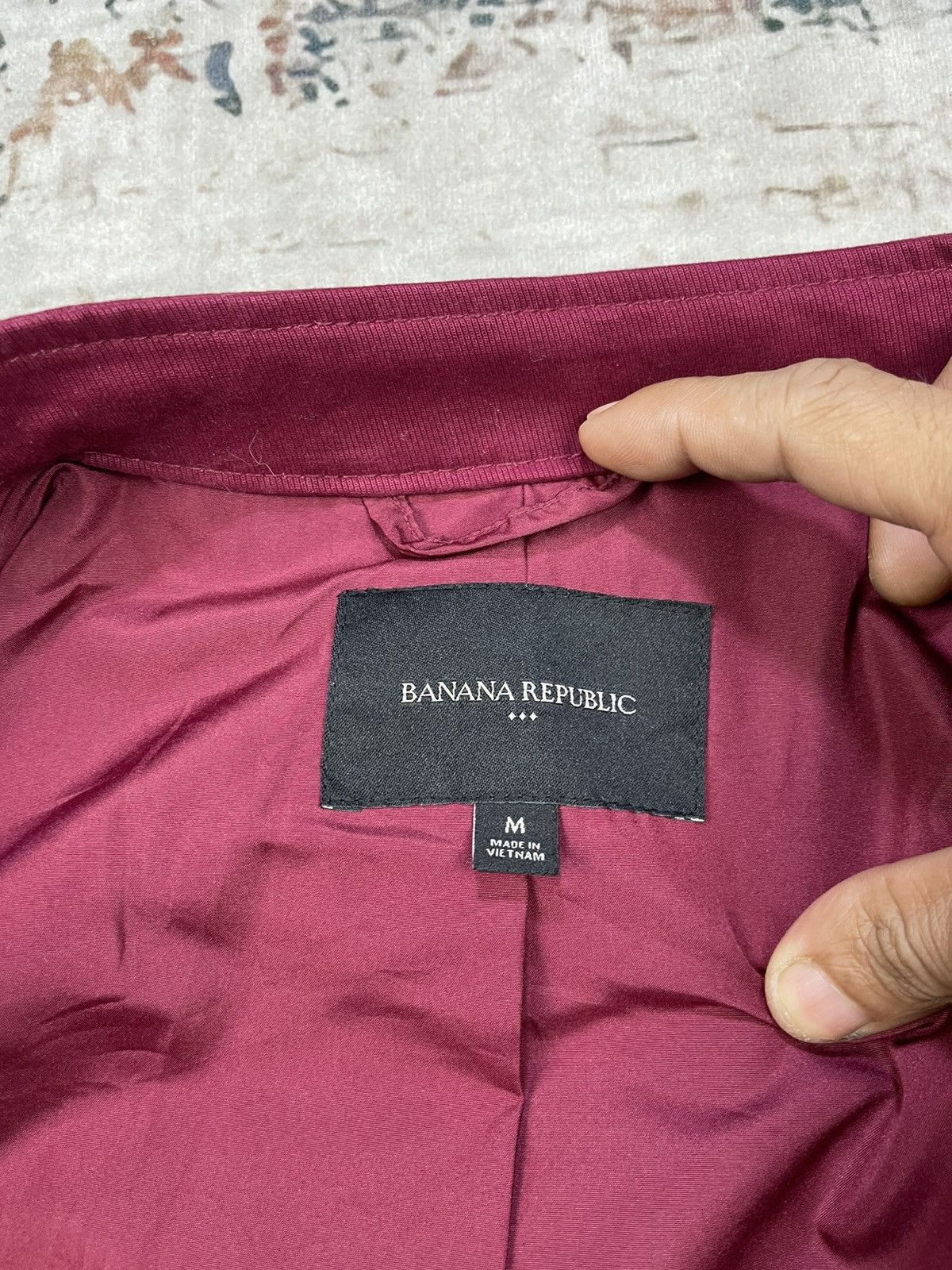 Banana Republic Banana Republic Red Garnet Factory Moto Jacket Size M / US 6-8 / IT 42-44 - 12 Thumbnail