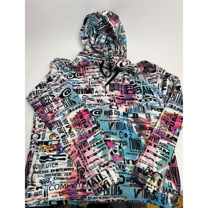 Moschino Moschino Couture Graphic Print Sweatshirt Hoodie Size XL Size US XL / EU 56 / 4 - 1 Thumbnail