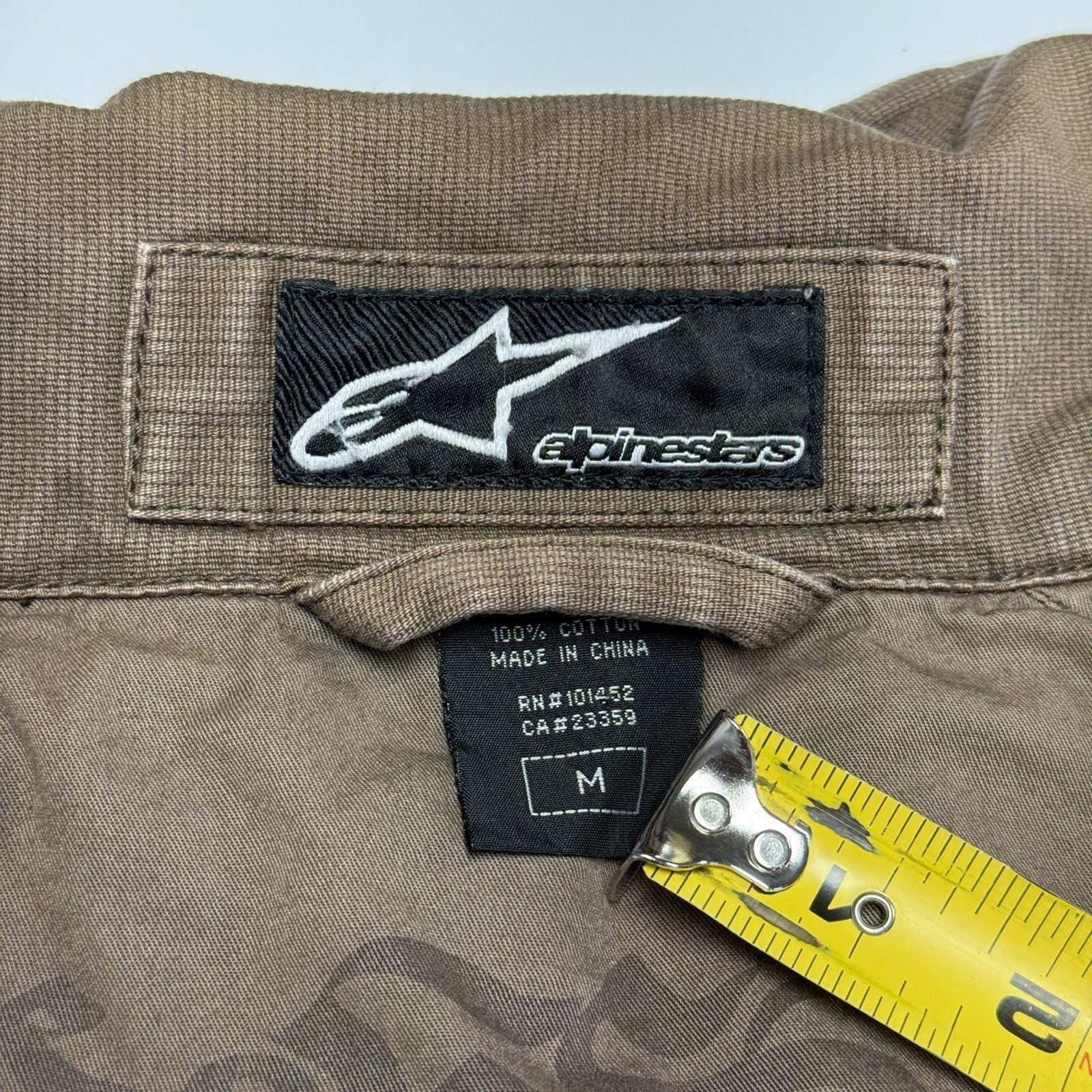 Alpinestars Alpinestars Jacket Womens Medium 19.5x30 Brown Canvas Racing Size M / US 6-8 / IT 42-44 - 11 Thumbnail